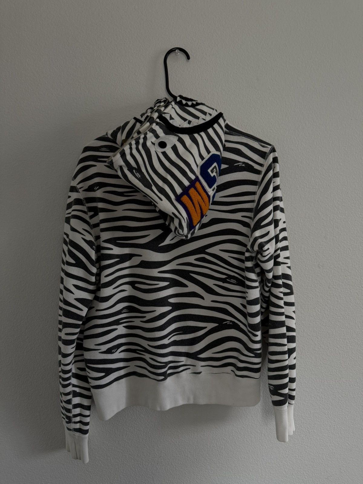 Bape Zebra Camo Shark Full Zip Hoodie Size US M / EU 48-50 / 2 - 6 Thumbnail