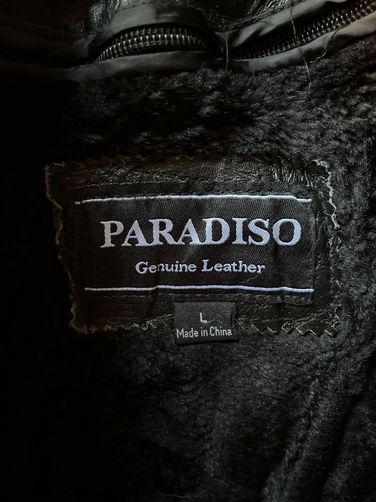 Other Vintage paradiso NYC leather bomber jacket Size L / US 10 / IT 46 - 7 Thumbnail