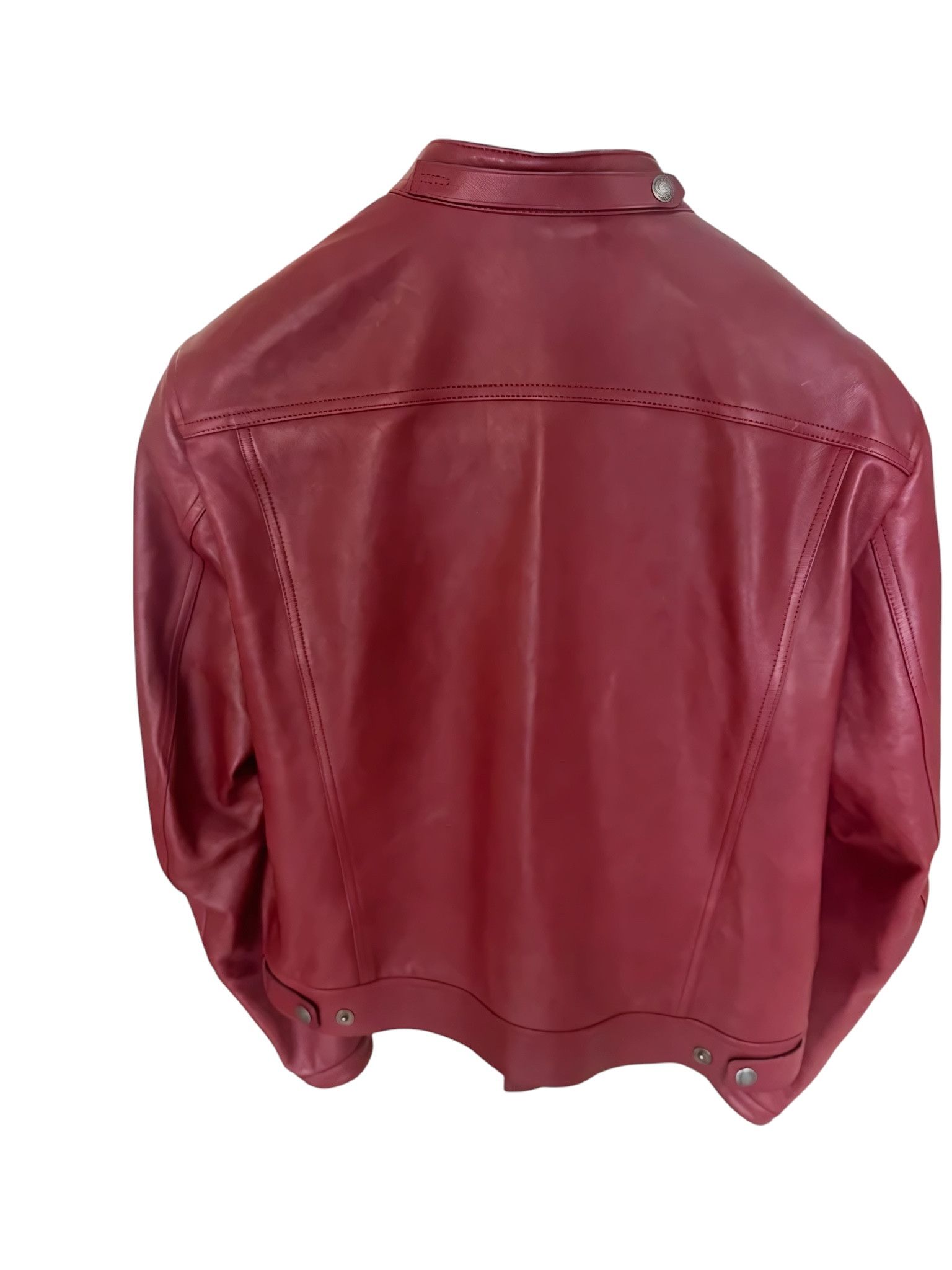 Tom Ford CALFSKIN LEATHER BIKER JACKET Size US L / EU 52-54 / 3 - 4 Thumbnail