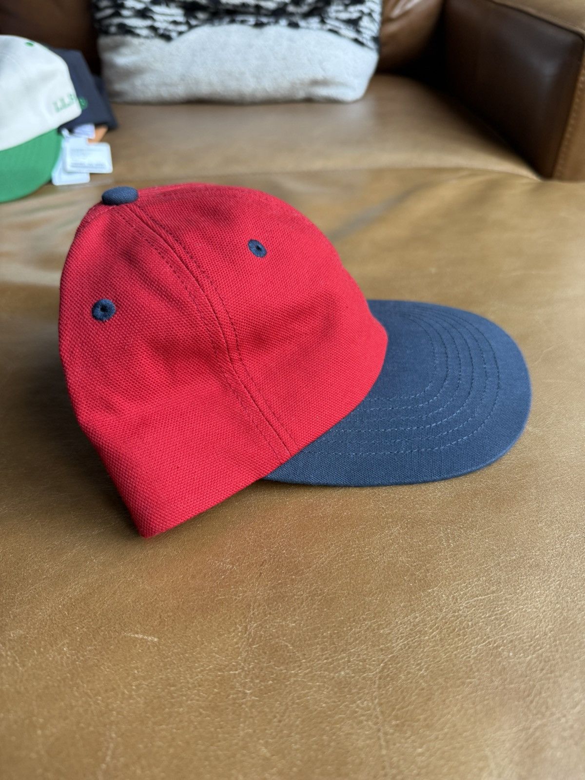 L.L. Bean L.L. BEAN Japan 6 PANEL CAP - Red- Blue Osaka Size ONE SIZE - 3 Thumbnail