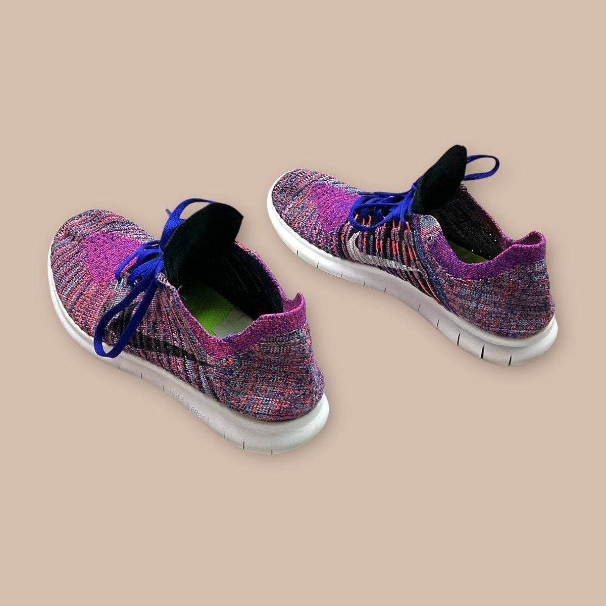 Nike Nike Free RN Flyknit "Concord Bright Crimson" Size US 9 / EU 42 - 3 Thumbnail