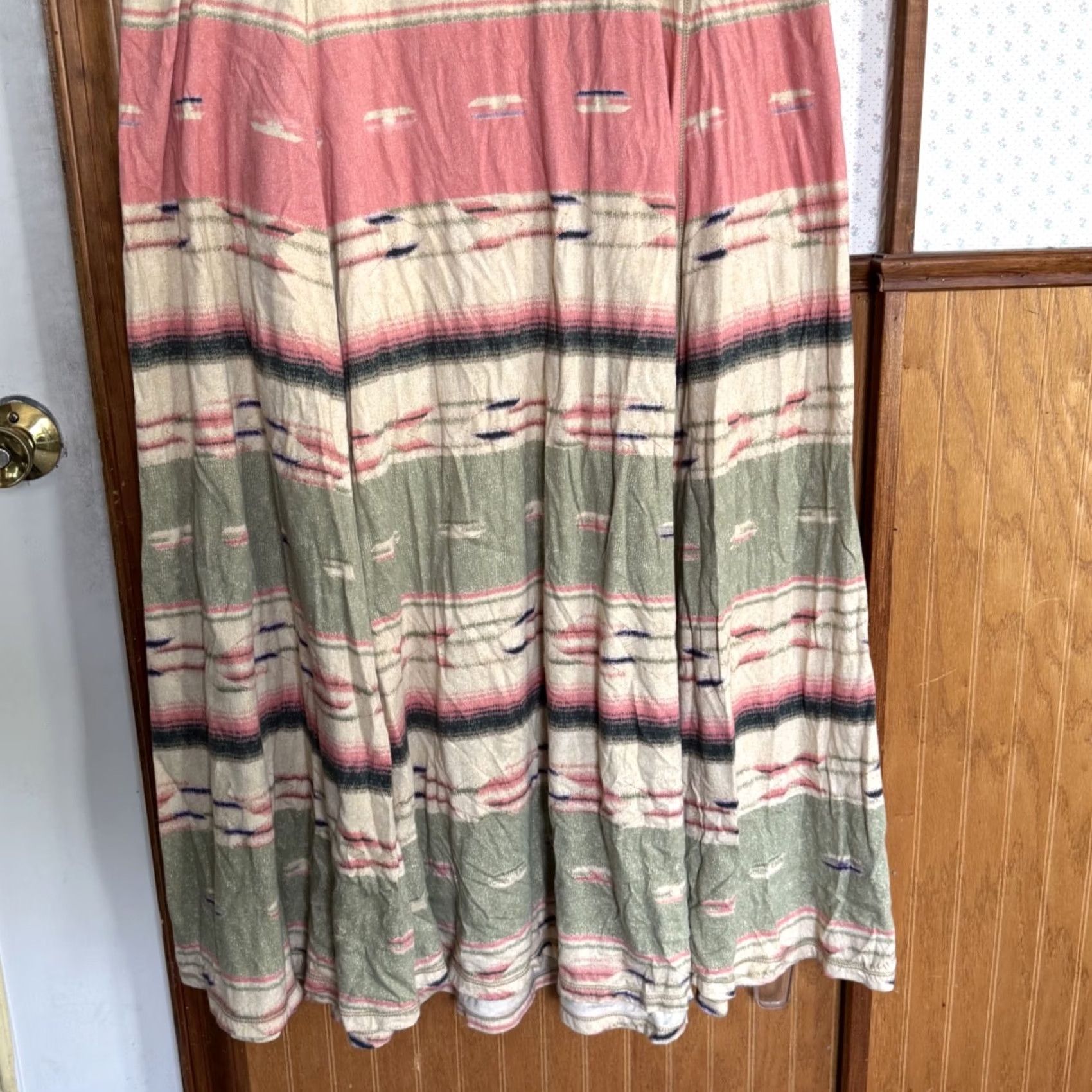 Ralph Lauren Lauren Ralph Lauren Maxi Dress Womens Large Southwestern Aztec Cowgirl Boho Long Dress Size L / US 10 / IT 46 - 2 Thumbnail