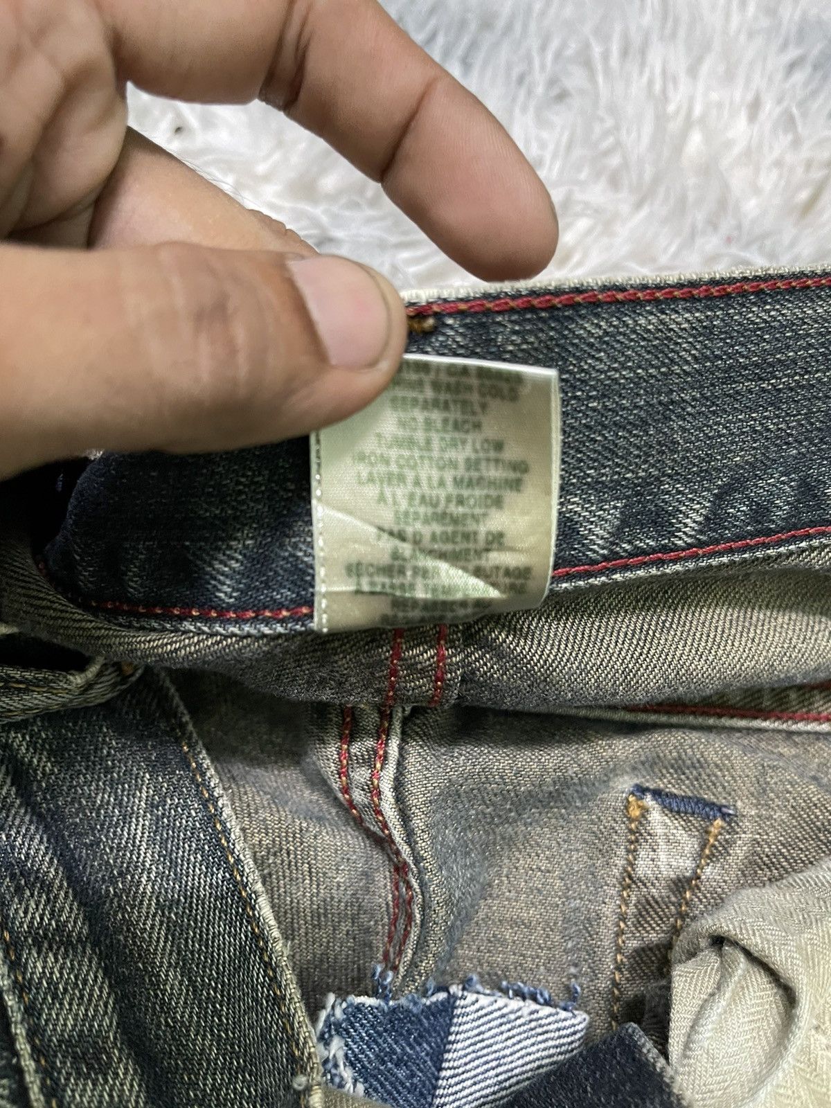 Guess 90s GUESS DISTRESSED STYLE RARE DESIGN Size US 30 / EU 46 - 9 Thumbnail