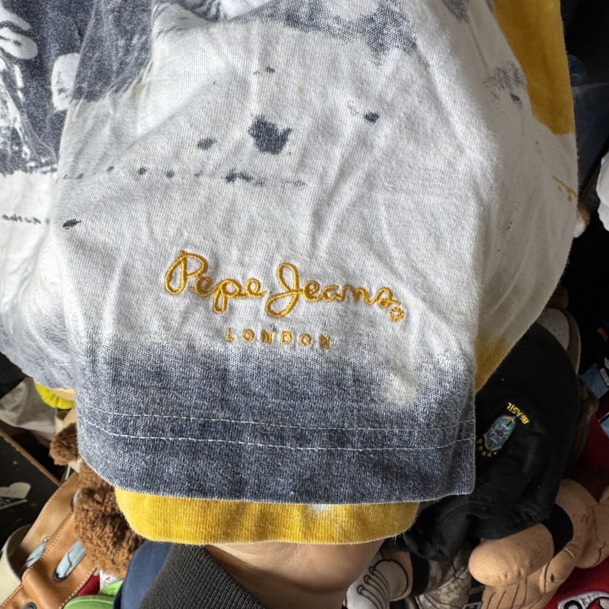 JNCO × Pepe Jeans × Vintage CRAZY Pepe Jeans Y2K AOP Grafitti Tee Shirt 2XL Jnco Ecko Size US XXL / EU 58 / 5 - 4 Thumbnail