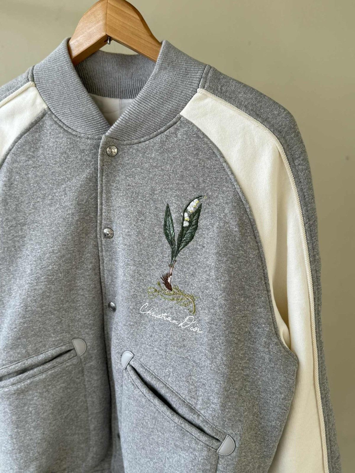 Dior Christian dior Lily of the Valley Varsity Jacket Size US XS / EU 42 / 0 - 3 Thumbnail