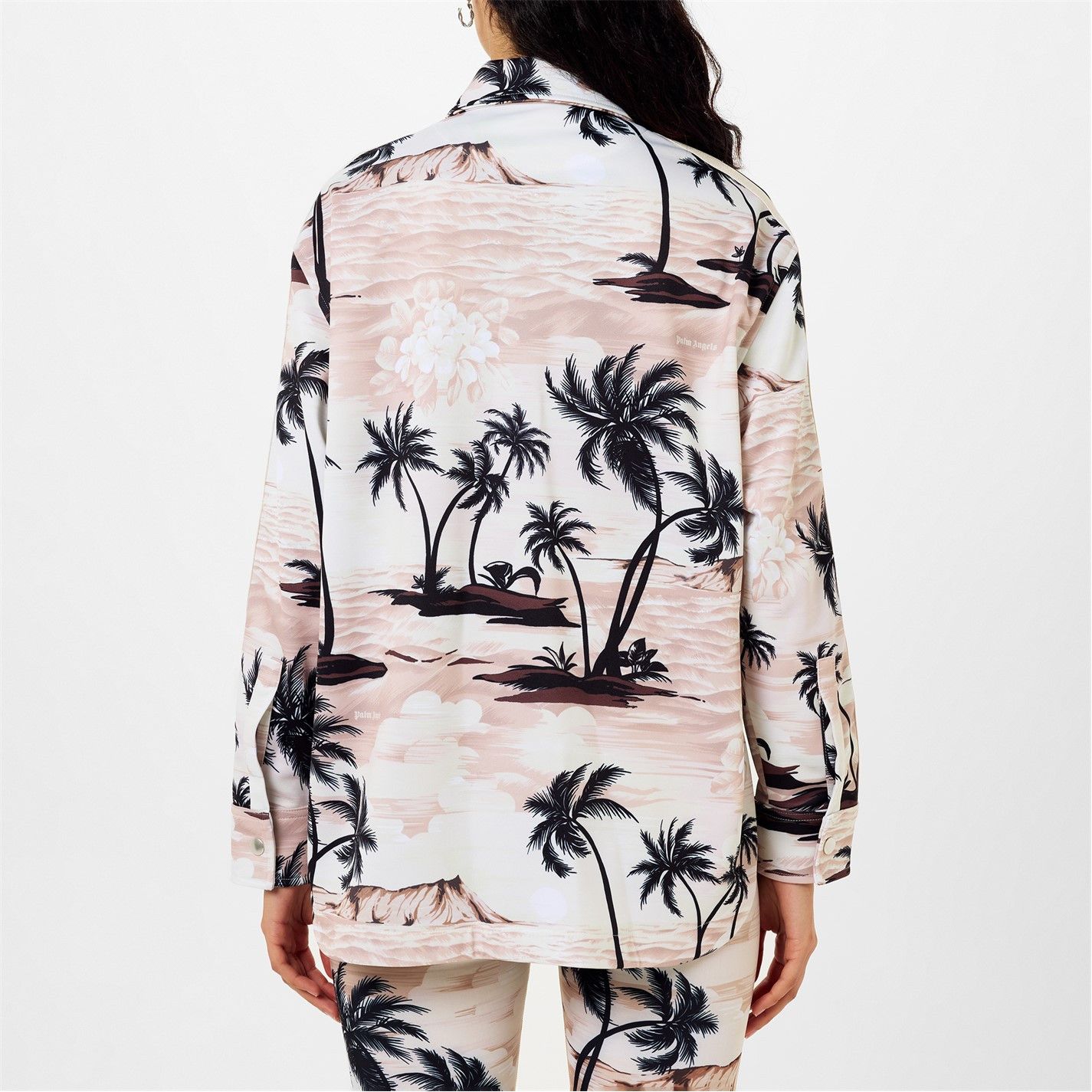 Palm Angels o1g2r1mq0325 Island Track Shirt in Multicolor Size S / US 4 / IT 40 - 5 Thumbnail