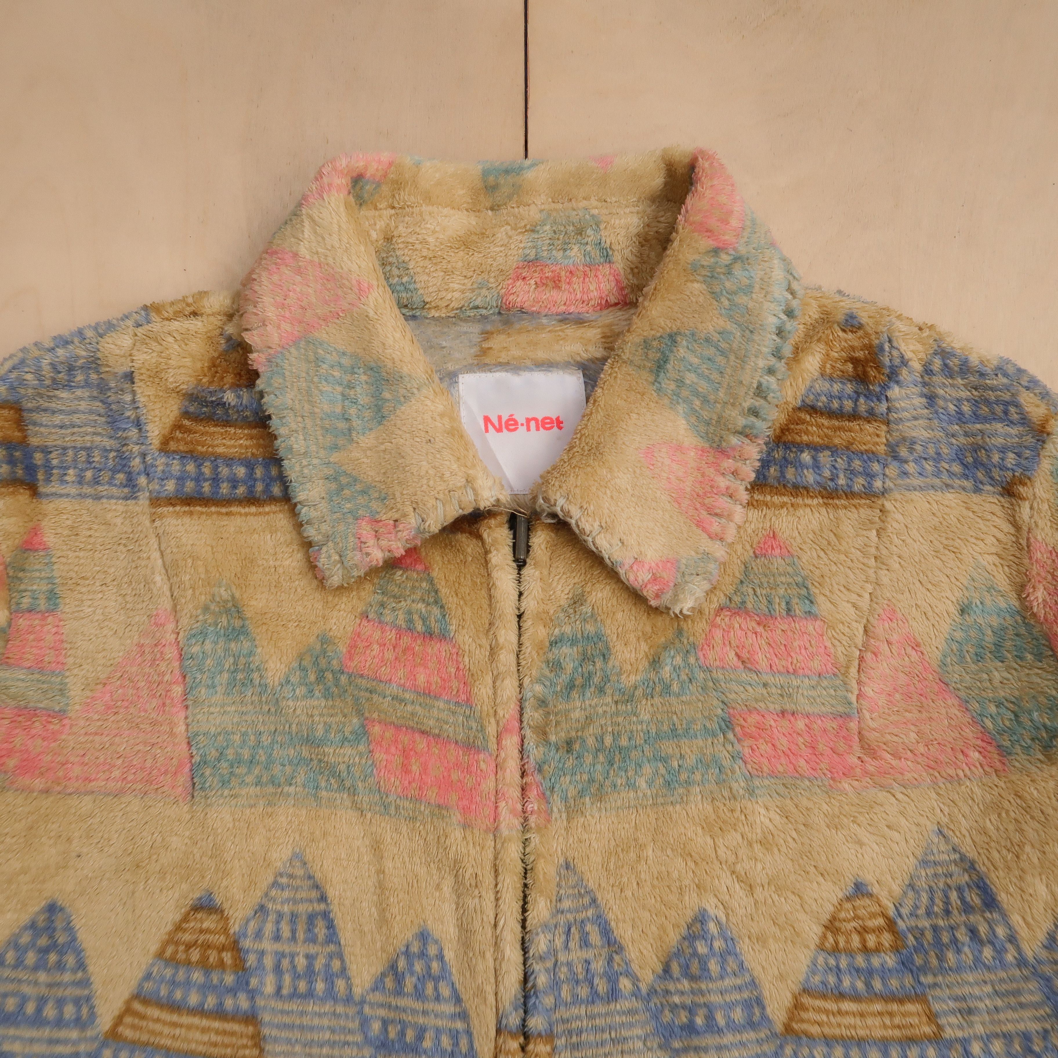Issey Miyake Vintage Ne-net Issey Miyake Ethnic Art Fur Zip Jacket Size US M / EU 48-50 / 2 - 5 Thumbnail