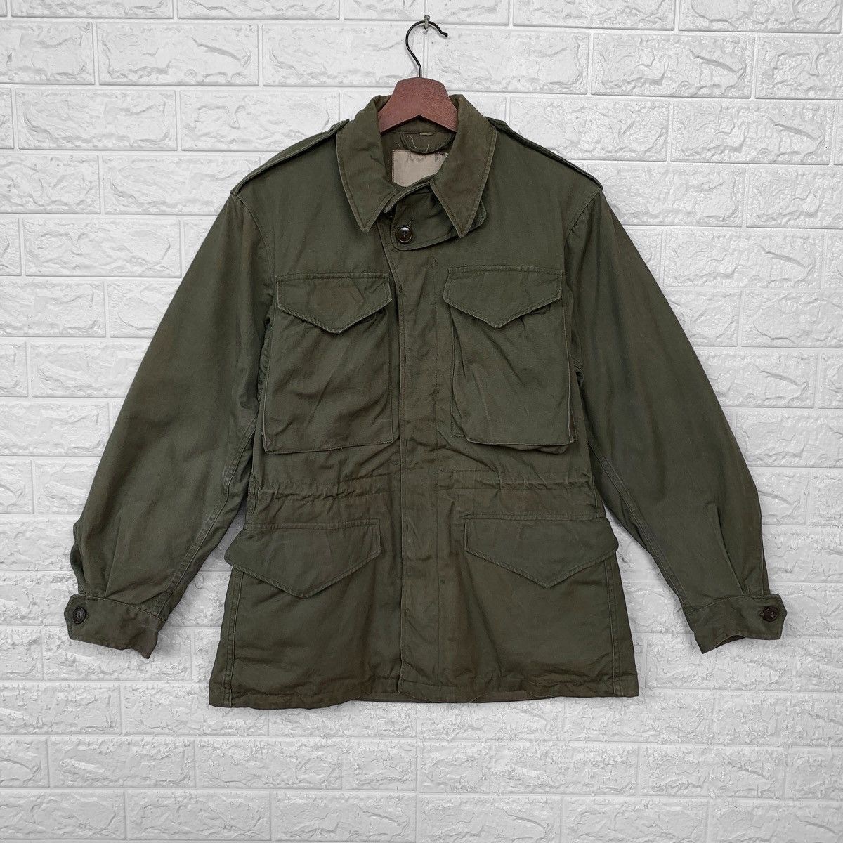 Vintage RARE! TRUE VINTAGE 40S FIELD JACKET M 1943 WWII INSPECTOR Size US S / EU 44-46 / 1 - 2 Thumbnail