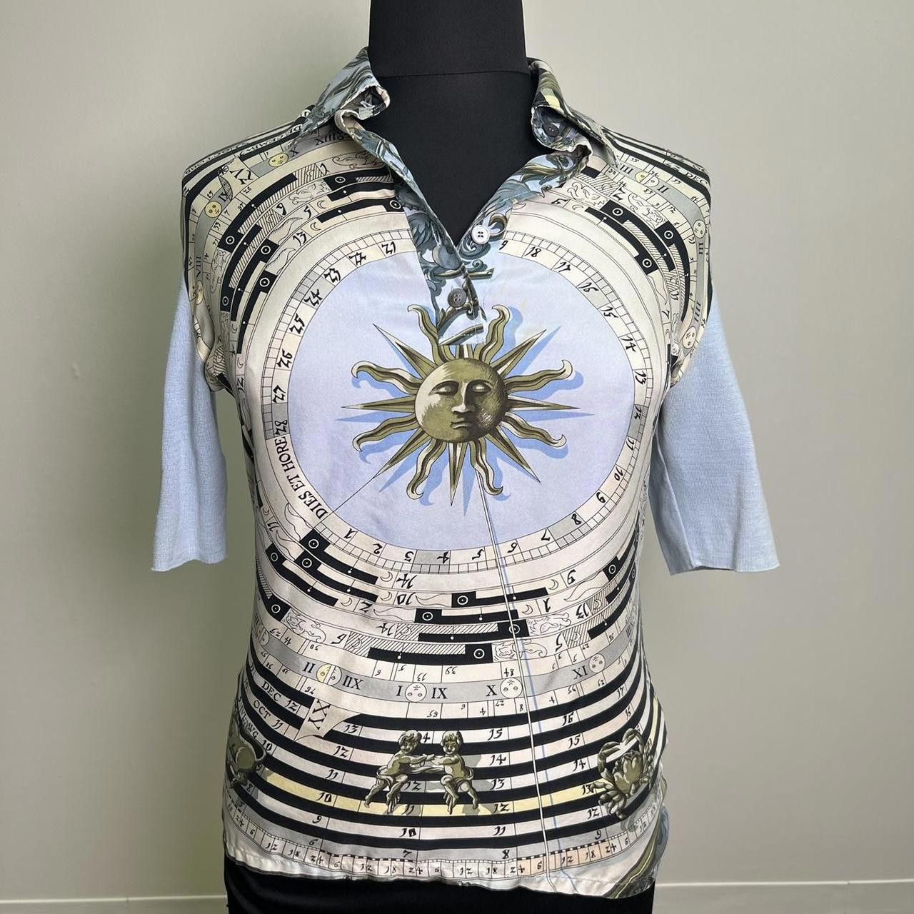 Hermes Hermes Silk Polo Shirt Size US L / EU 52-54 / 3 - 1 Thumbnail