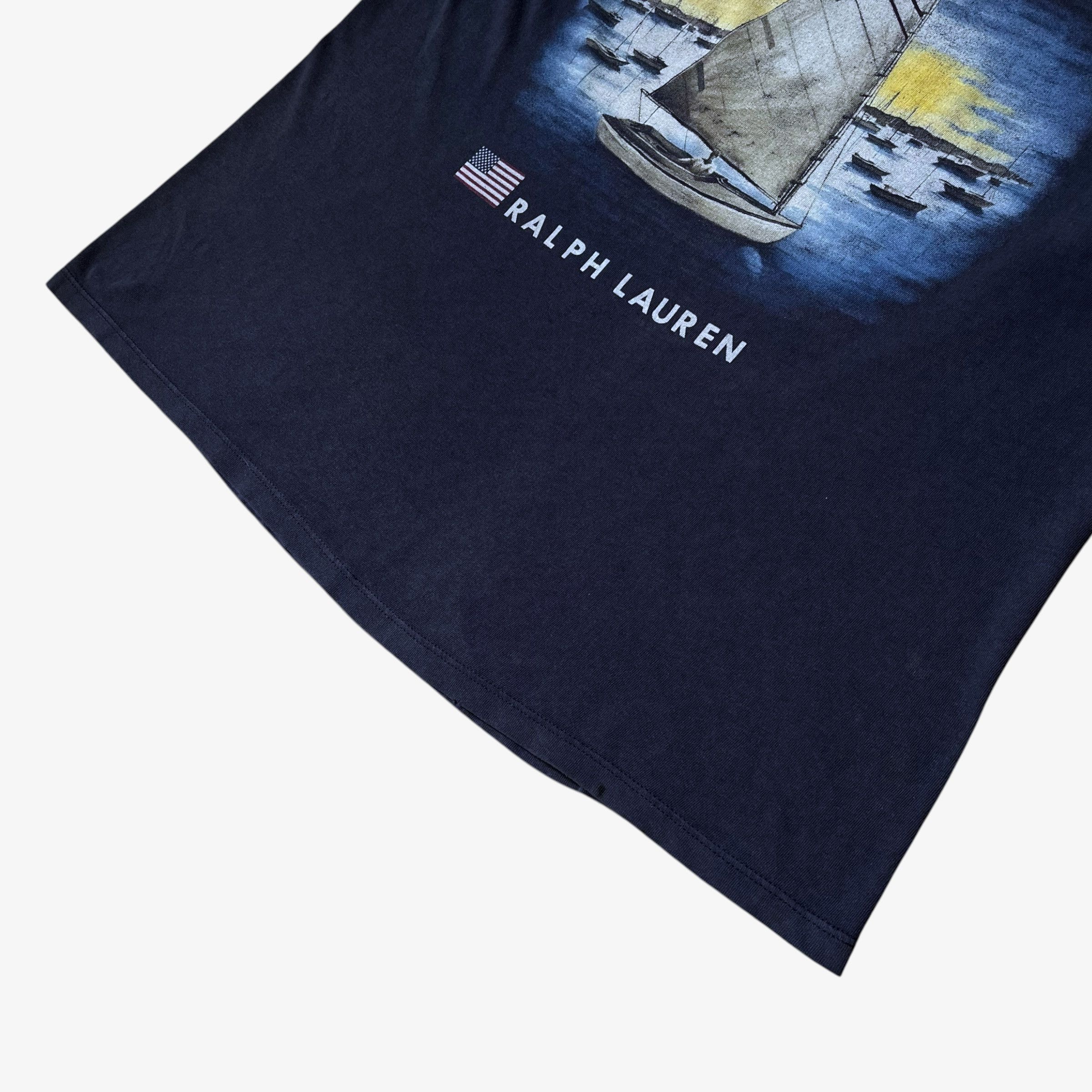 Ralph Lauren Vintage 90s Men's Ralph Lauren Chaps Sailing Boat T-Shirt Size US XL / EU 56 / 4 - 8 Thumbnail