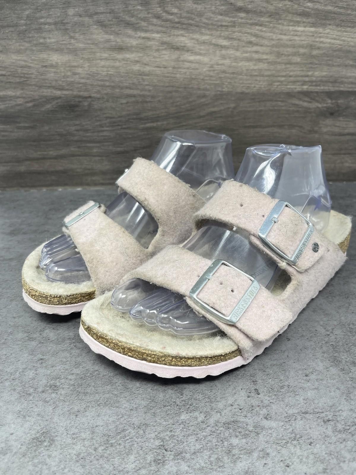 Birkenstock Birkenstock Arizona Shearling Sandals Womens Size 7 (38) Size US 7 / IT 37 - 2 Thumbnail