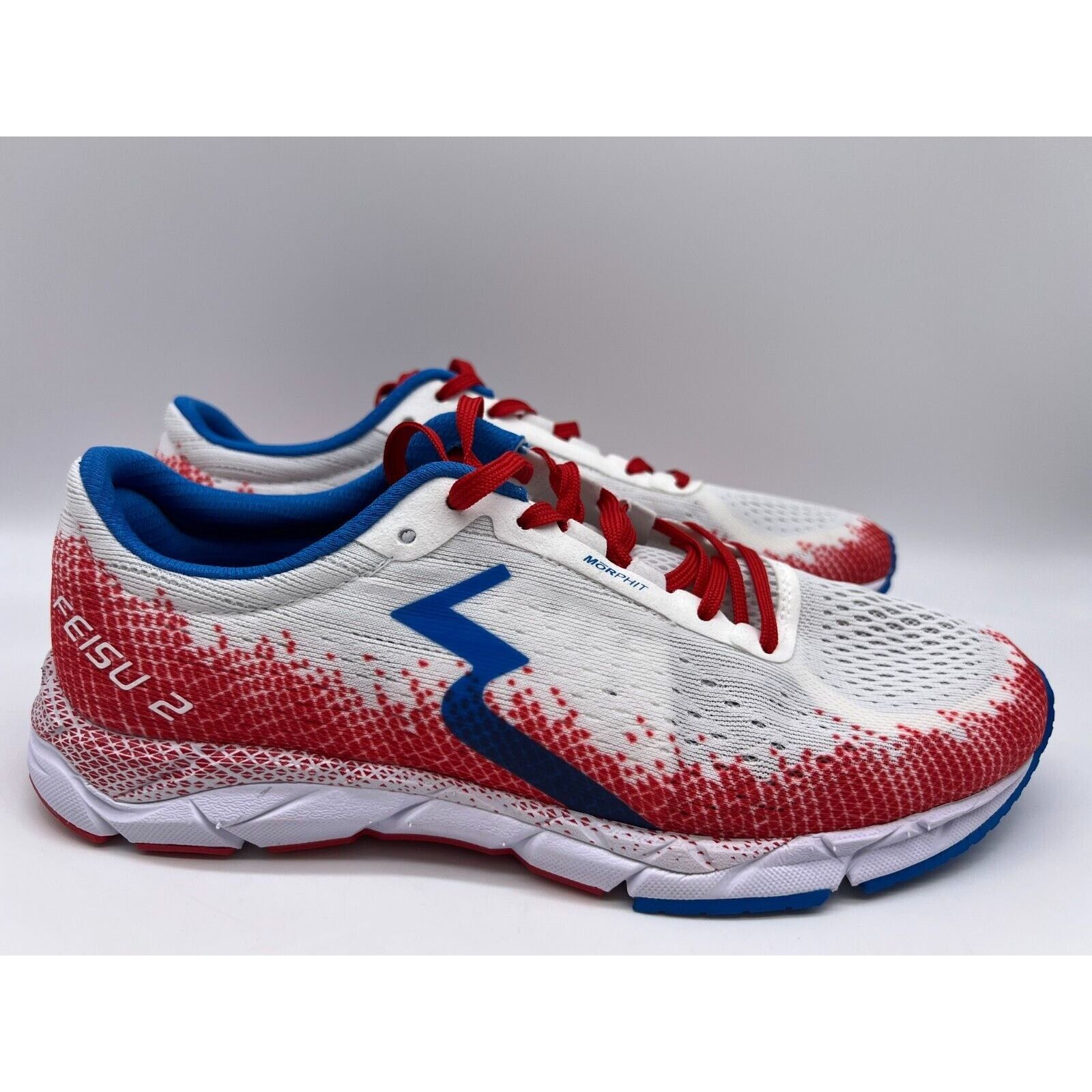Decree 361 Degree Womens Feisu 2 Y053-0061 White Red Running Size 9 Shoes