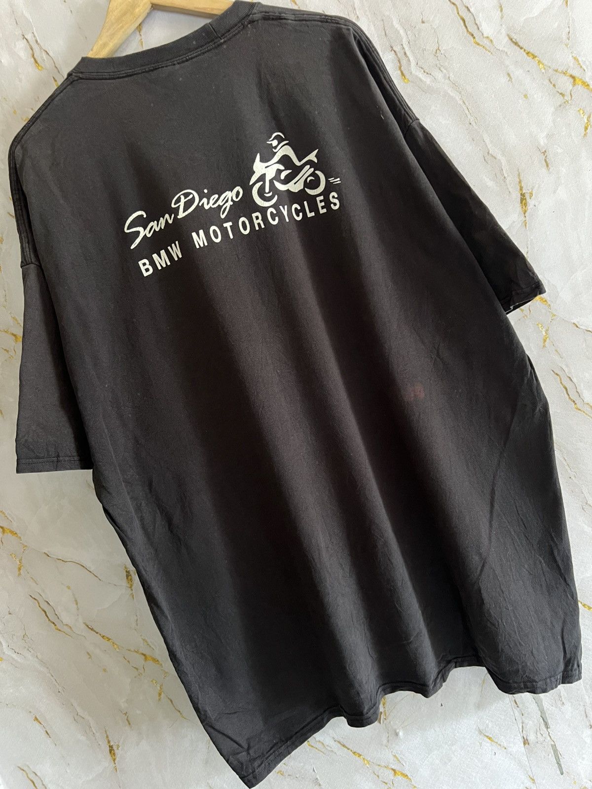 Vintage Vintage BMW Motorsport San Diego T-Shirt – Rare Racing Tee Size US XXL / EU 58 / 5 - 4 Thumbnail