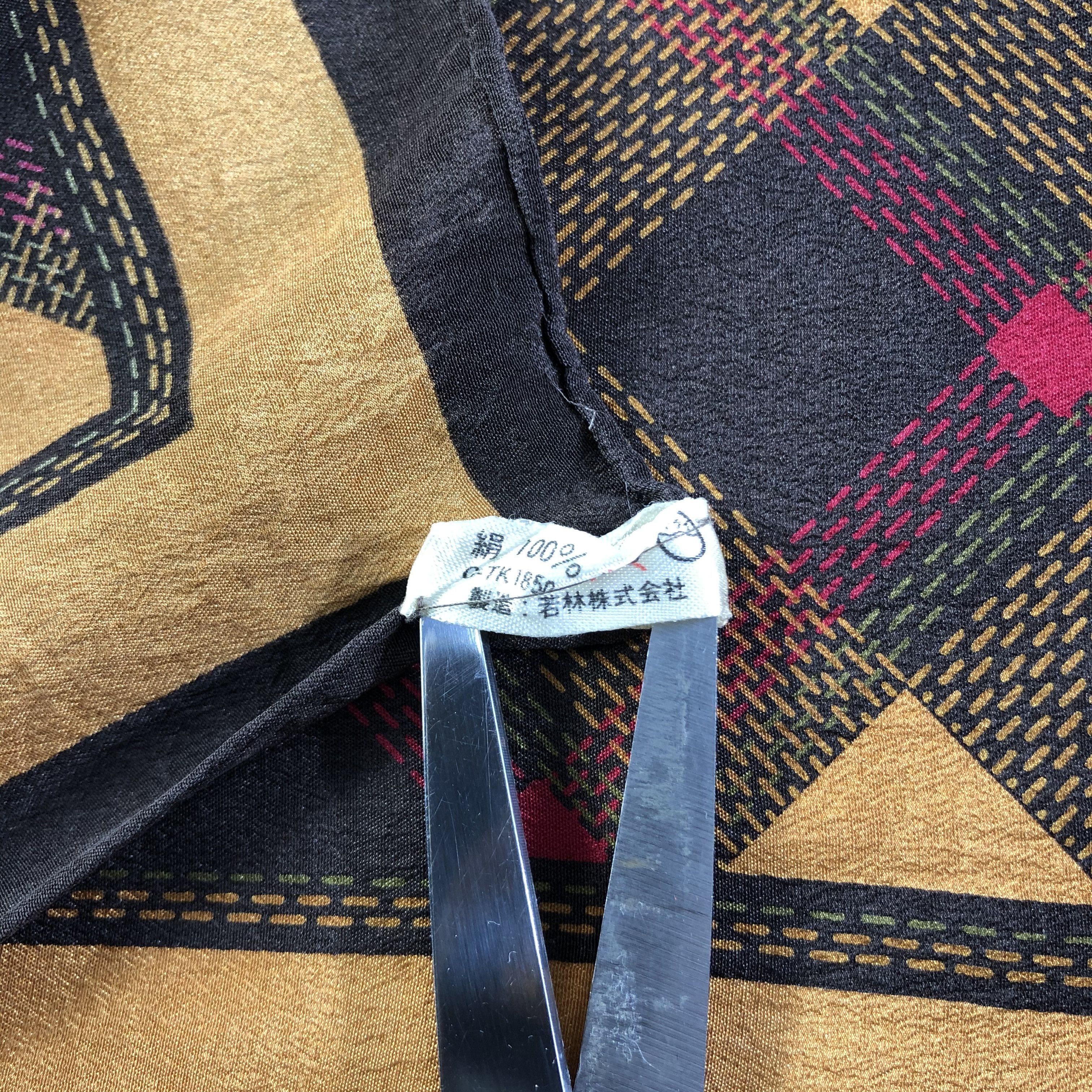 Vintage Vintage Boggia Bruno Silk Scarf Size ONE SIZE - 5 Thumbnail