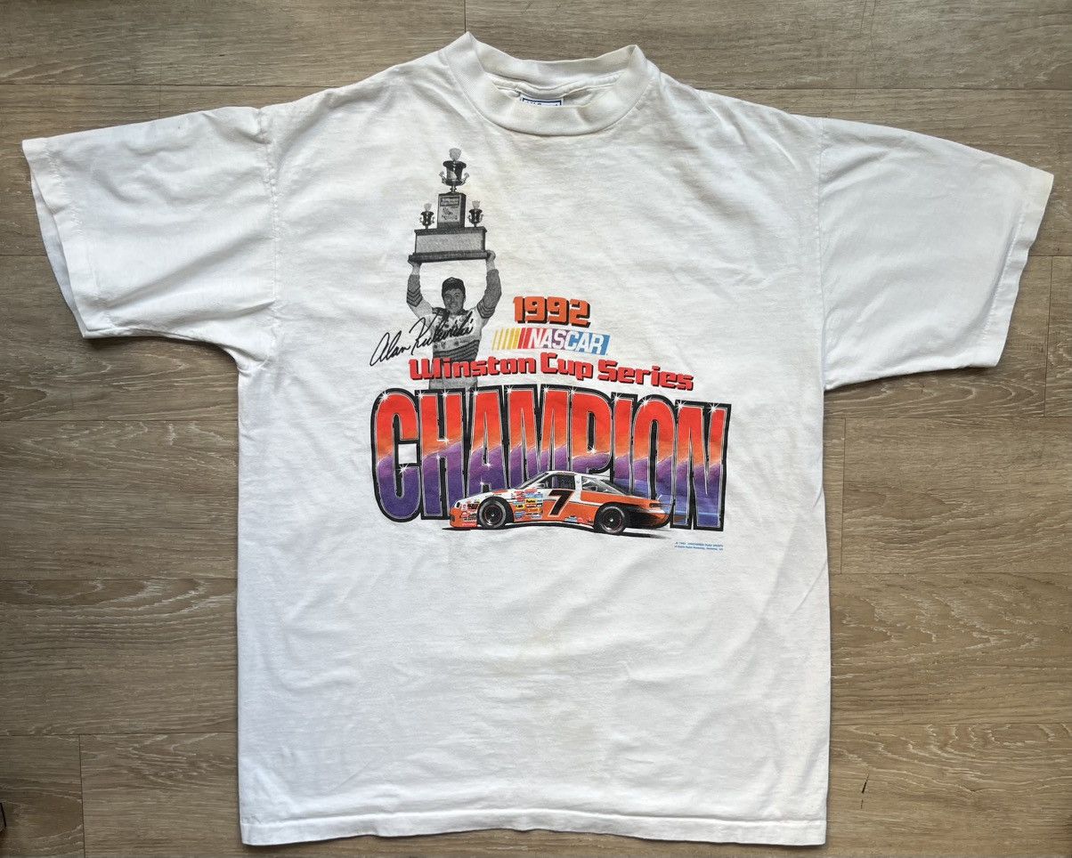 NASCAR Vintage 1993 Alan Kulwicki NASCAR Tee Size US L / EU 52-54 / 3 - 1 Thumbnail