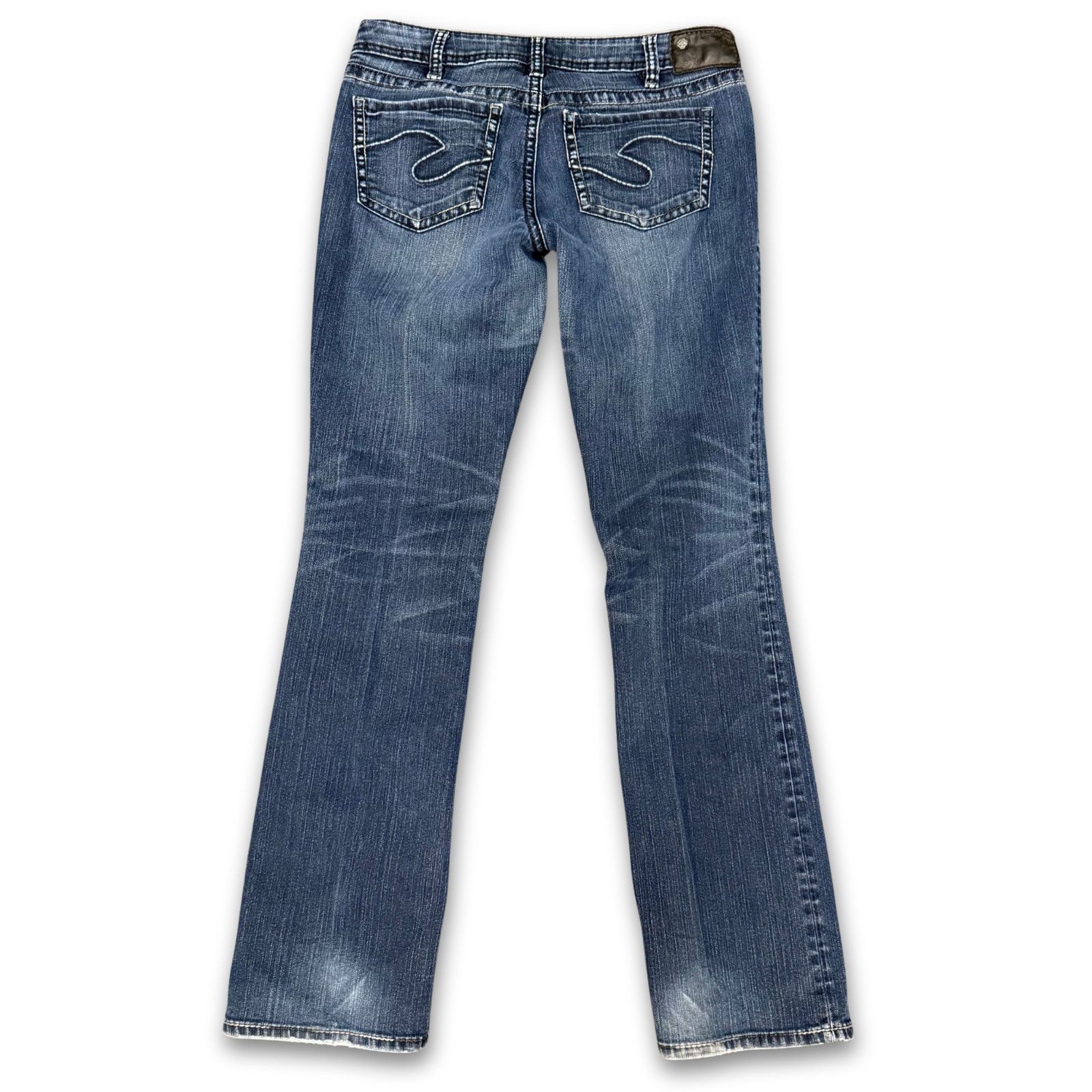 Silver Jeans Co. Bootcut Jeans with Chunky Stitching | 30 | Aiko Baby Boot Size 30" / US 8 / IT 44 - 2 Thumbnail