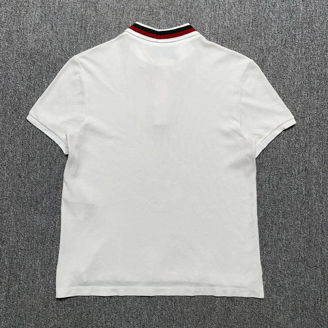 Gucci Gucci Neckline little bee embroidery red and green striped Size US M / EU 48-50 / 2 - 2 Thumbnail