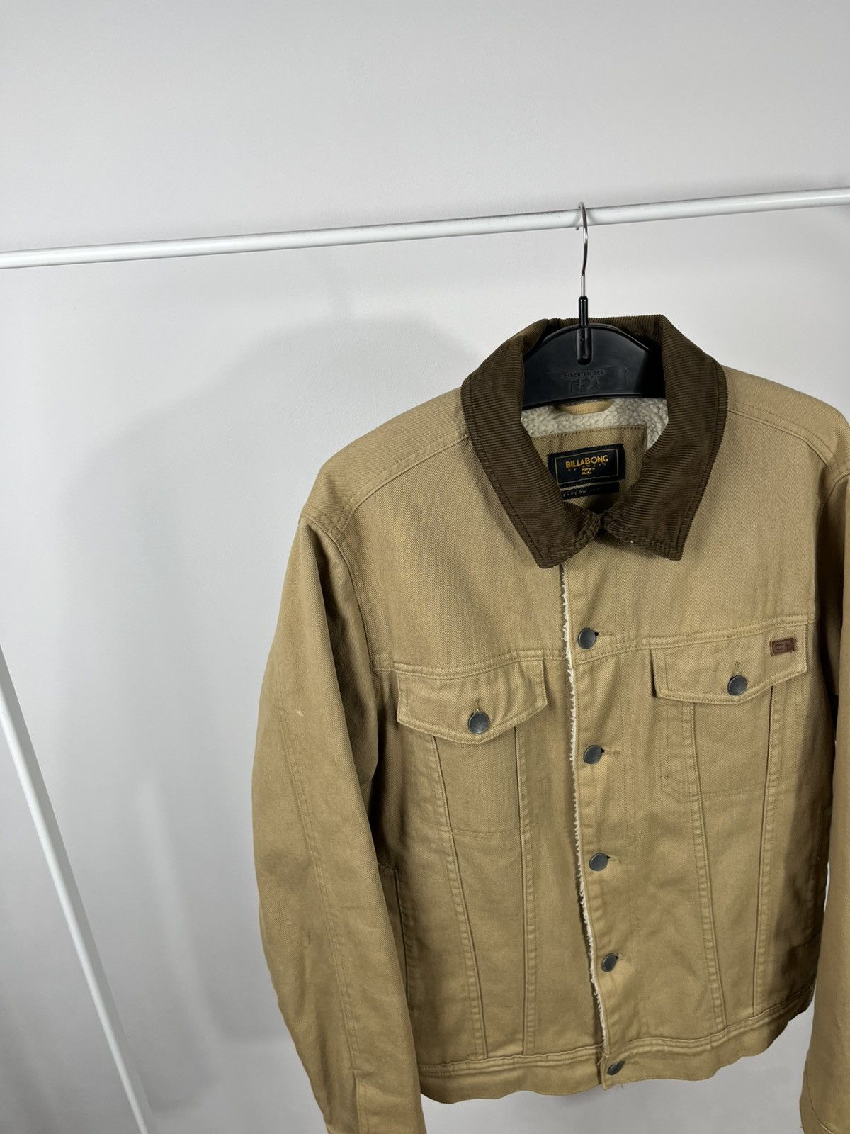 Billabong Billabong Barlow Sherpa Jacket Tan Trucker Size US L / EU 52-54 / 3 - 5 Thumbnail