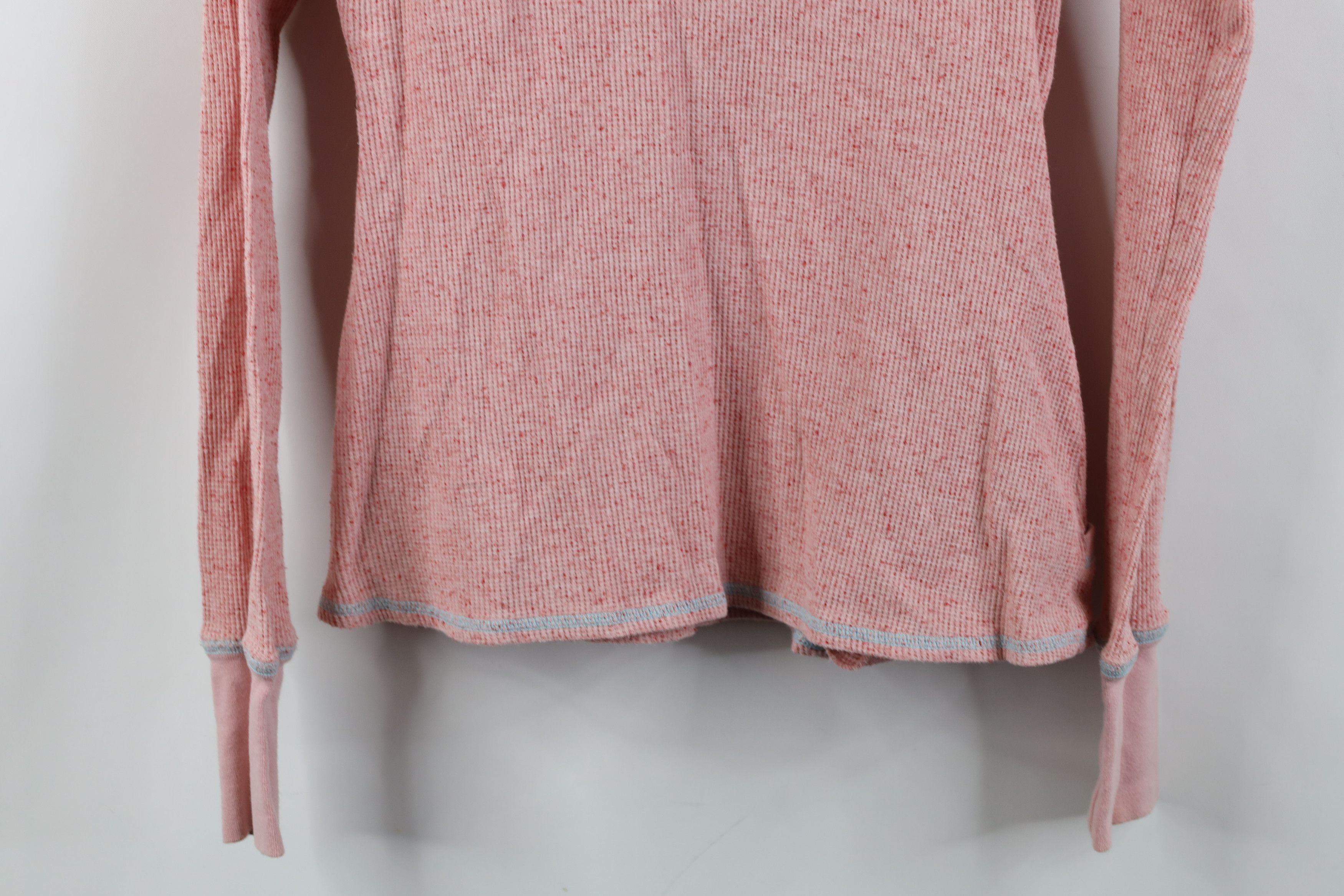 Free People Free People Babydoll Bella Thermal Waffle Knit Hoodie Size M / US 6-8 / IT 42-44 - 12 Thumbnail