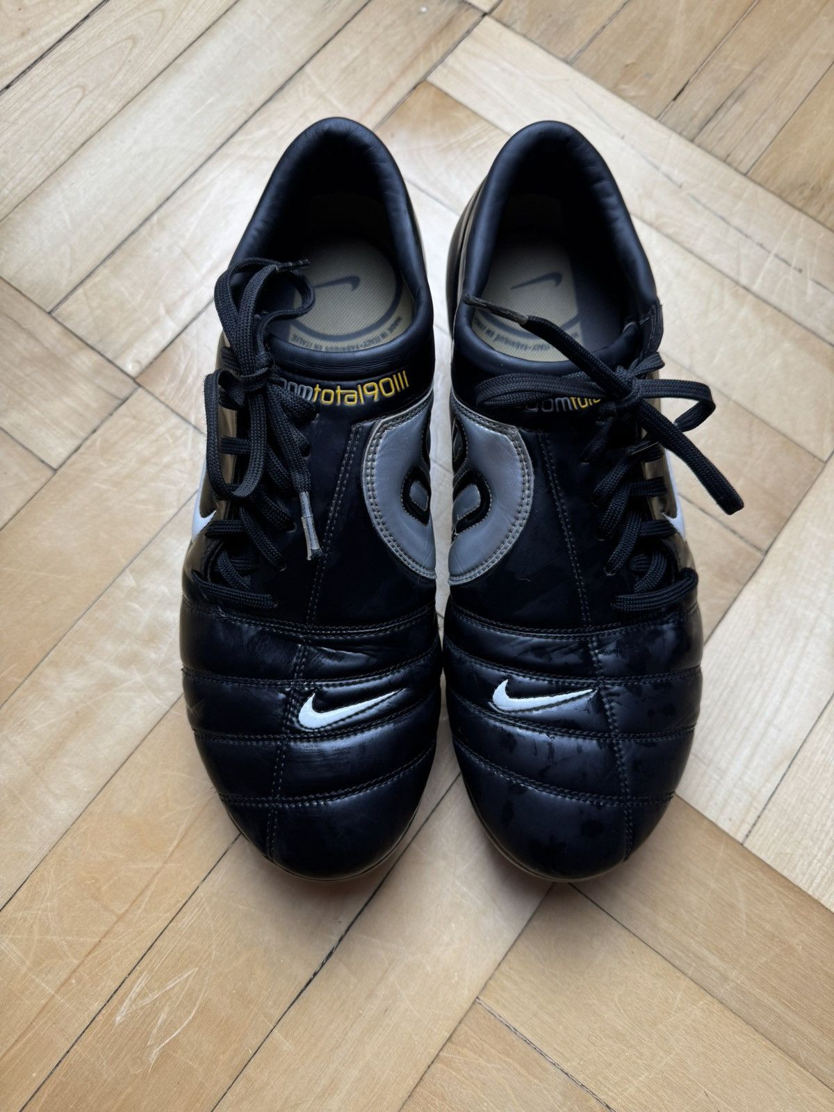 Nike Nike Total 90 Zoom Air SG – Vintage Football Boots / Rare Size US 12 / EU 45 - 2 Thumbnail