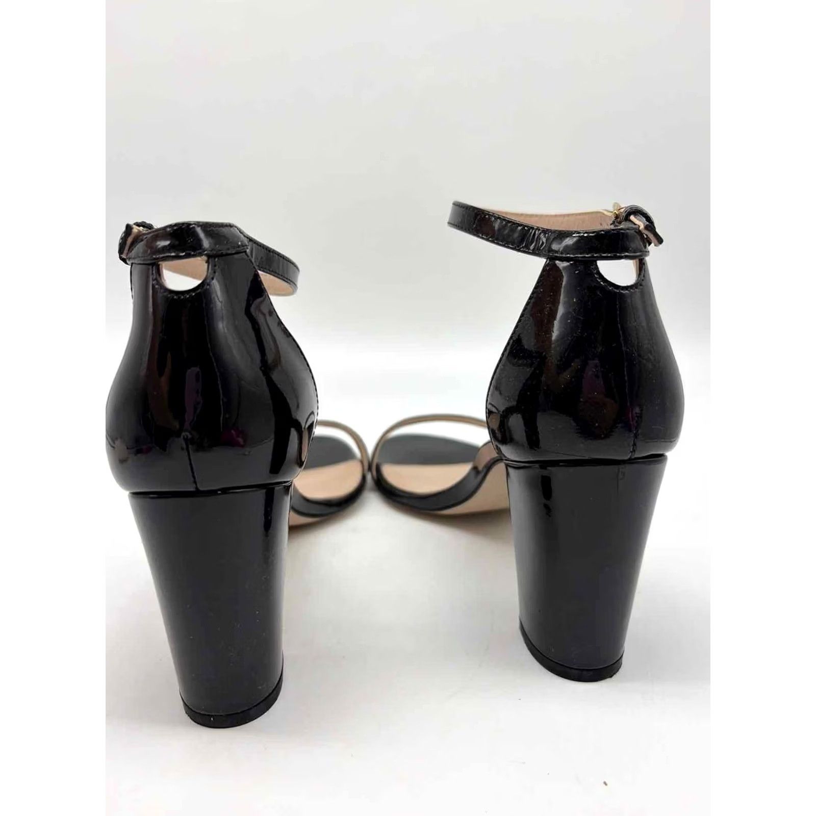 Stuart Weitzman Pre-Owned Stuart Weitzman Black Size 9 Ankle Strap Heels Size US 9 / IT 39 - 3 Thumbnail