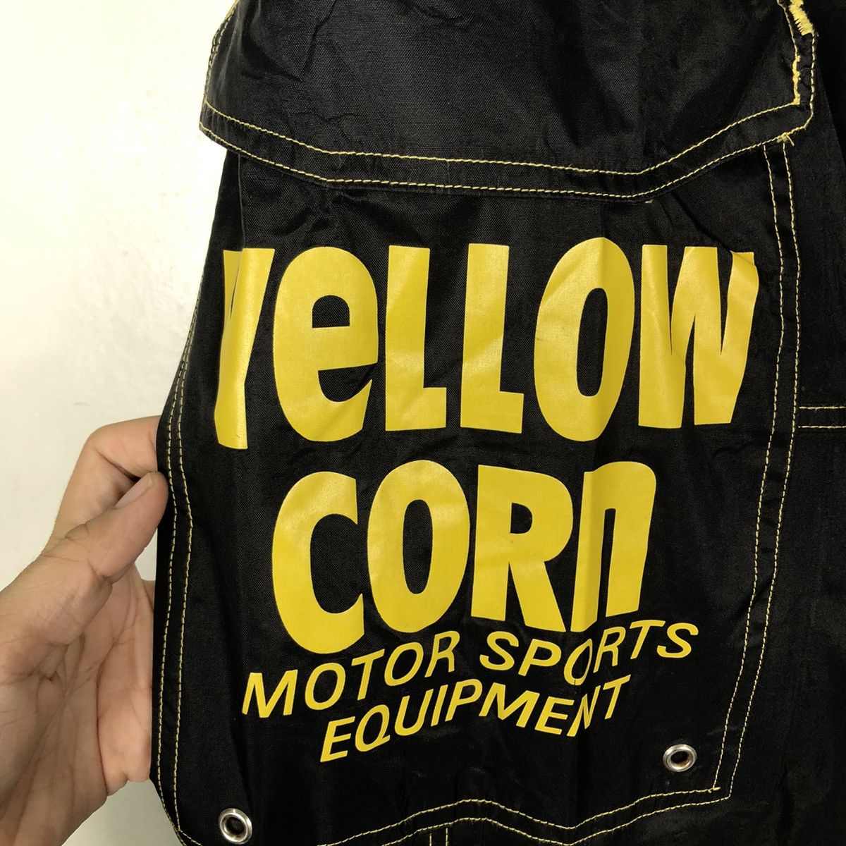 Japanese Brand 🔥90’s Yellow Corn Motor Sports Equipment Pants Big Logo Size US 30 / EU 46 - 9 Thumbnail