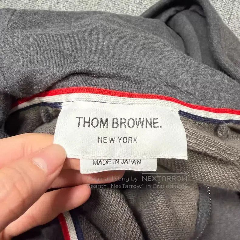 Thom Browne Thom Browne Dark Gray Sweatshirt Size US XXL / EU 58 / 5 - 5 Thumbnail