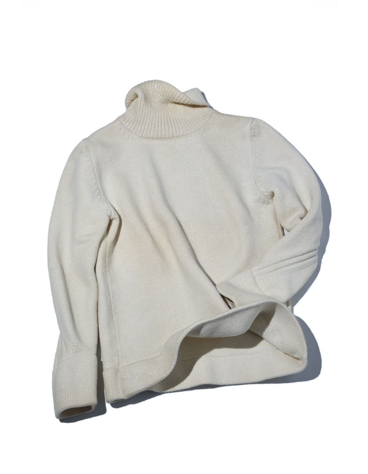 Dior × Hedi Slimane Dior Homme FW03 “Luster” Waxed Turtleneck Sweater Size US M / EU 48-50 / 2 - 3 Thumbnail