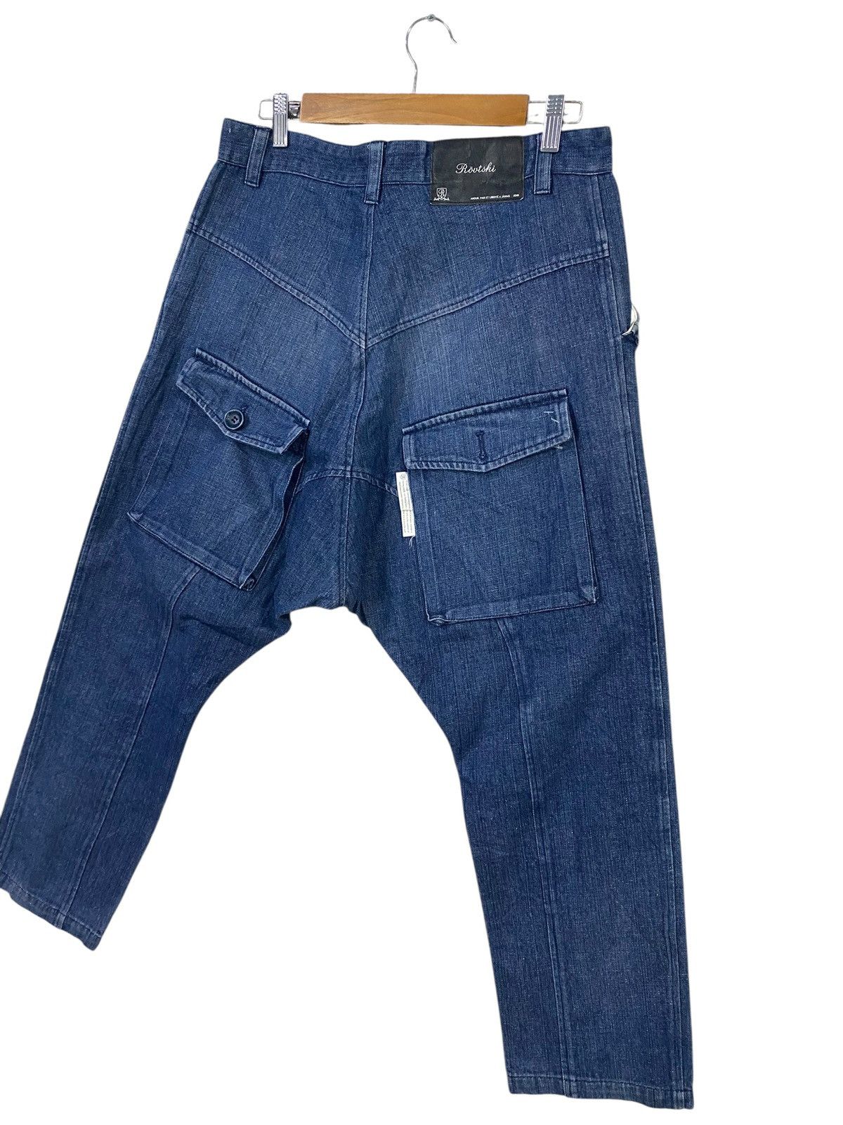 Japanese Brand Rovtski japan high front ballon style denim Size US 31 - 5 Thumbnail