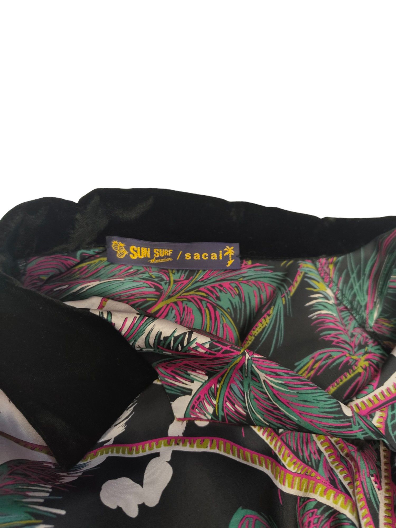 Sacai Sacai Overall Hawaiian Palm Trees Print Shirt Size L / US 10 / IT 46 - 5 Thumbnail