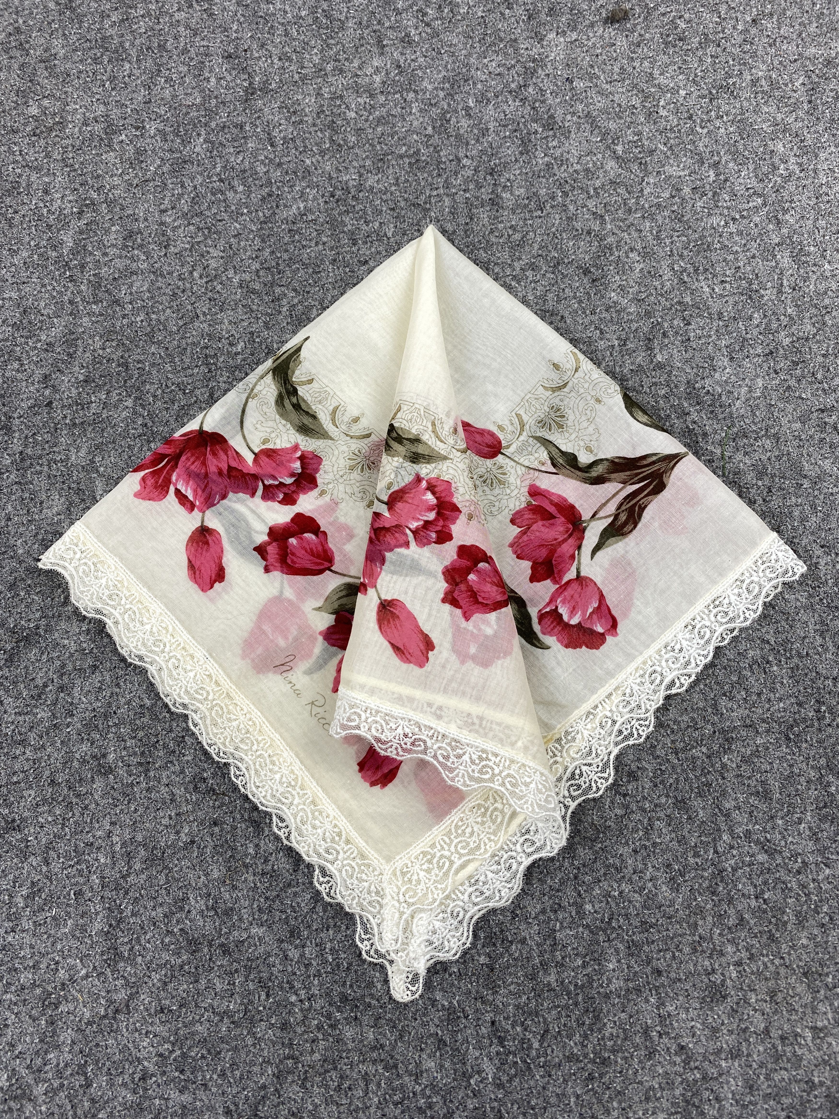 Other Vintage Nina Ricci Handkerchief / Neckerchief HKC1114 Size ONE SIZE - 4 Thumbnail