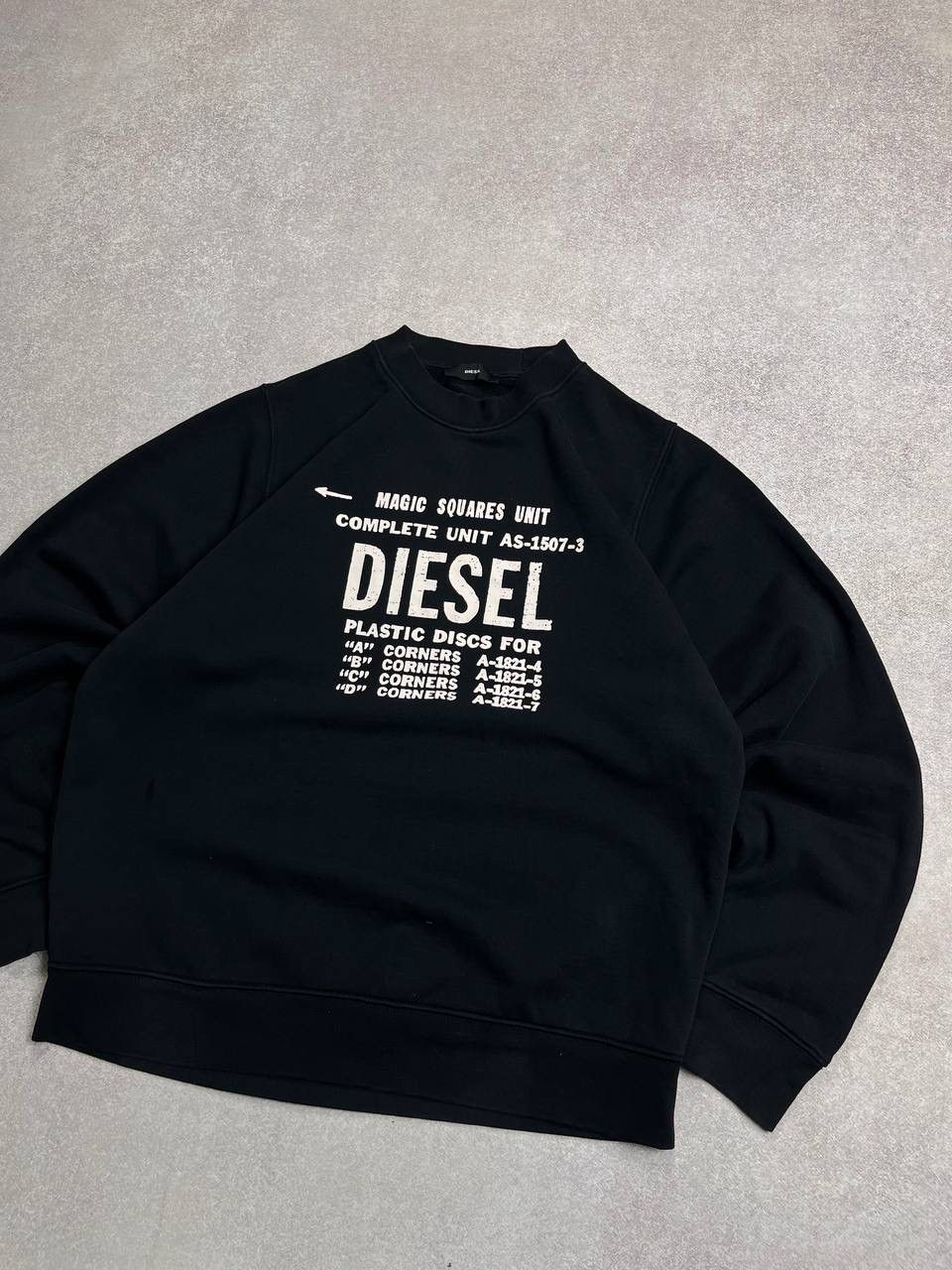 Diesel × Vintage VINTAGE DIESEL BOXY HEAVY COTTON SWEATSHIRT M Size US M / EU 48-50 / 2 - 2 Thumbnail