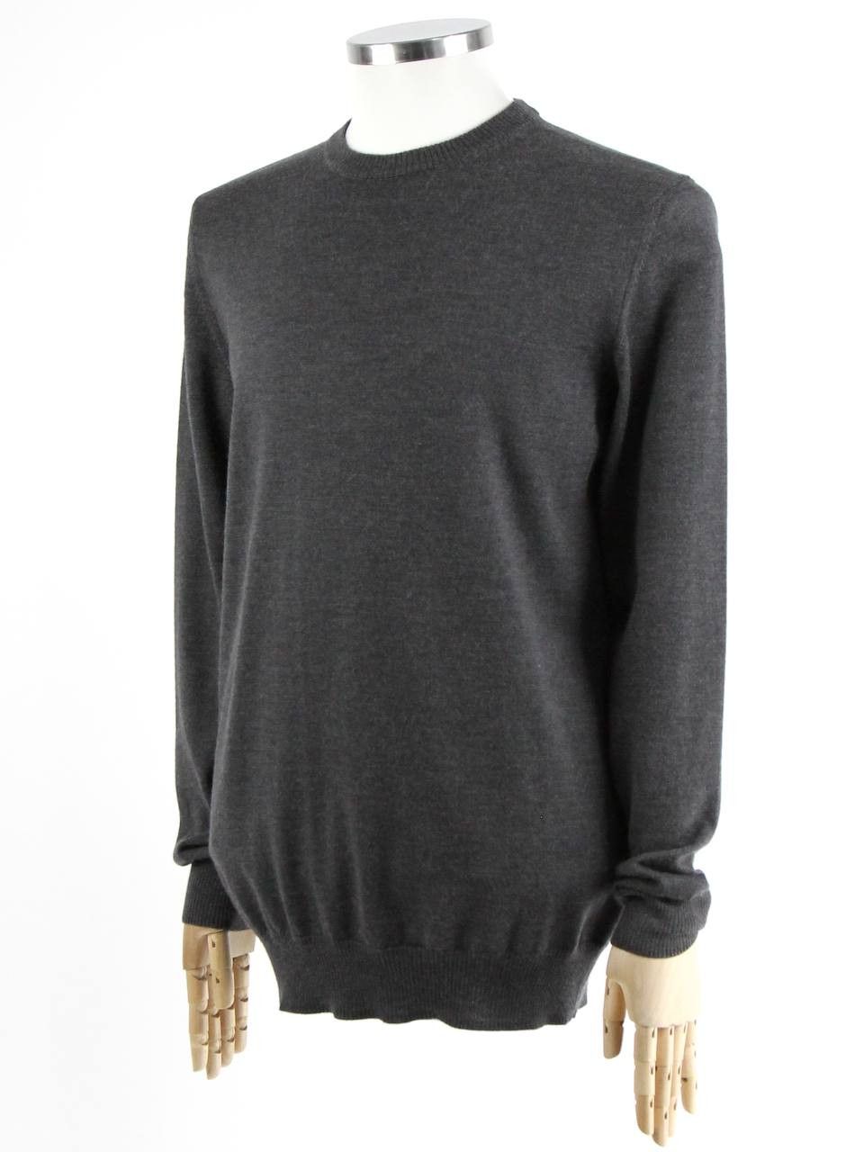 Asket ASKET Gray woolen jumper Size US XL / EU 56 / 4 - 2 Thumbnail