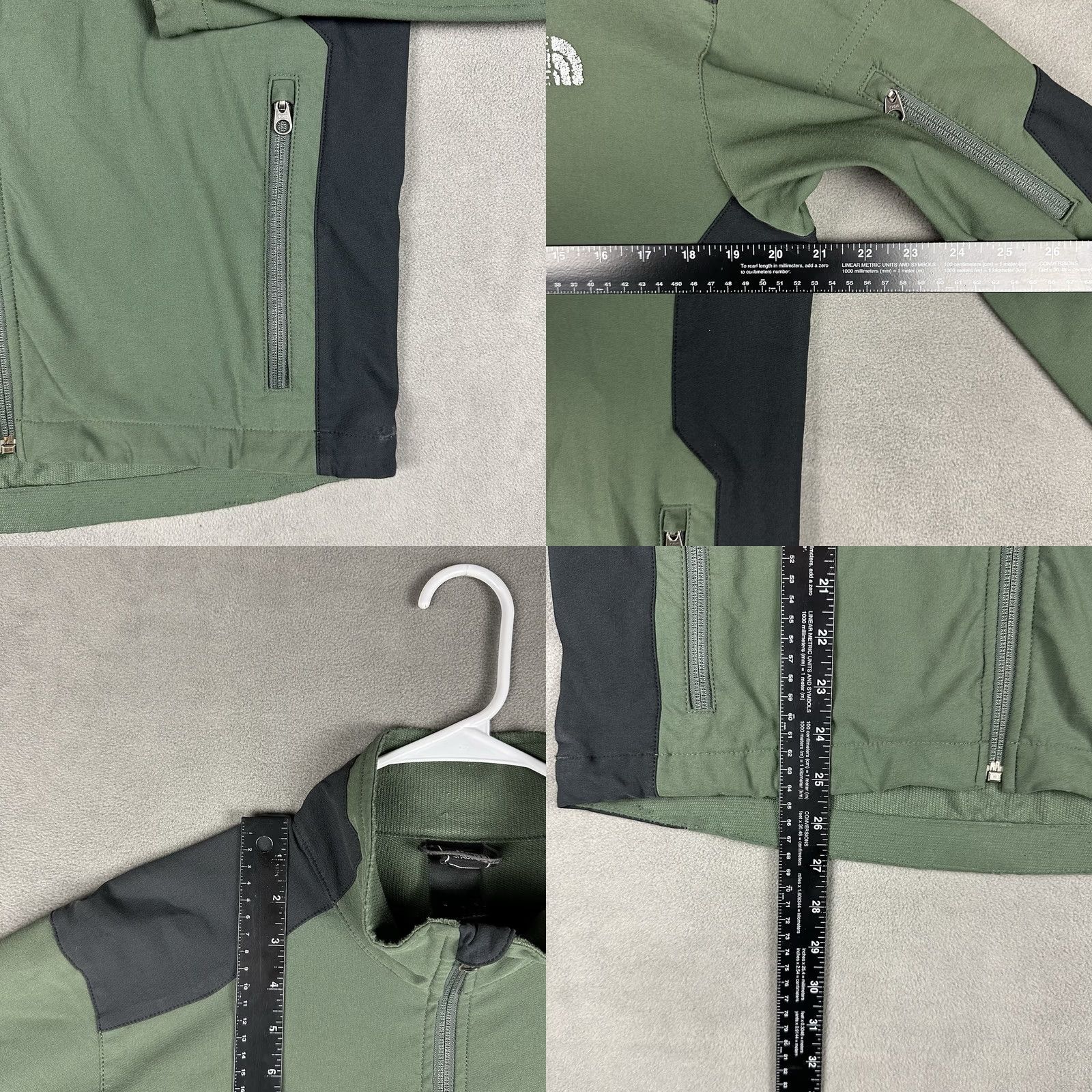 The North Face The North Face Apex Jacket Mens Small Green Softshell Windbreaker Regular Size- Small Green Windbreaker Logo Zip -Mens Size US S / EU 44-46 / 1 - 9 Thumbnail
