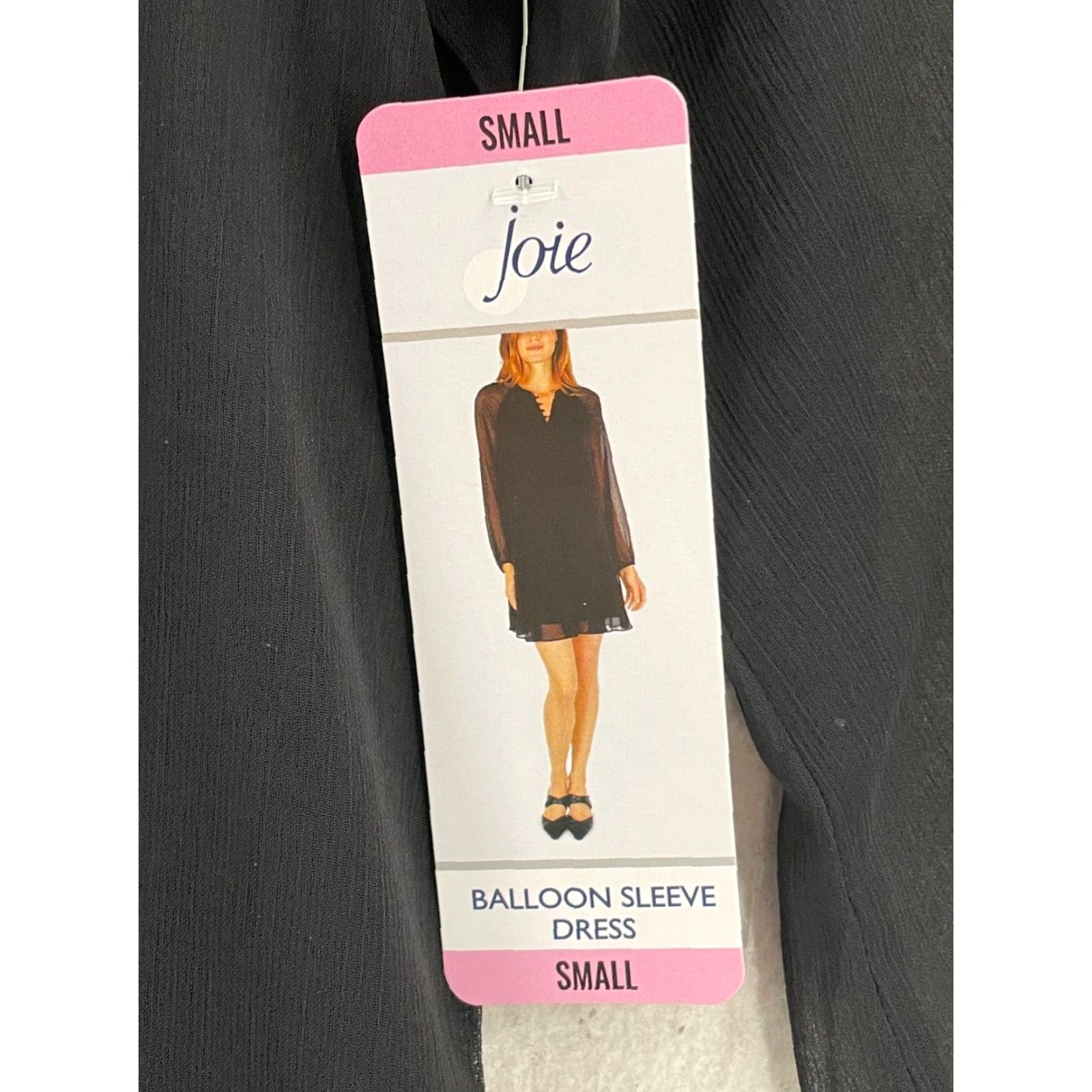 Joie JOIE Dress Ladies Small Black Balloon Sleeve NWT Limited Edition Size S / US 4 / IT 40 - 3 Thumbnail
