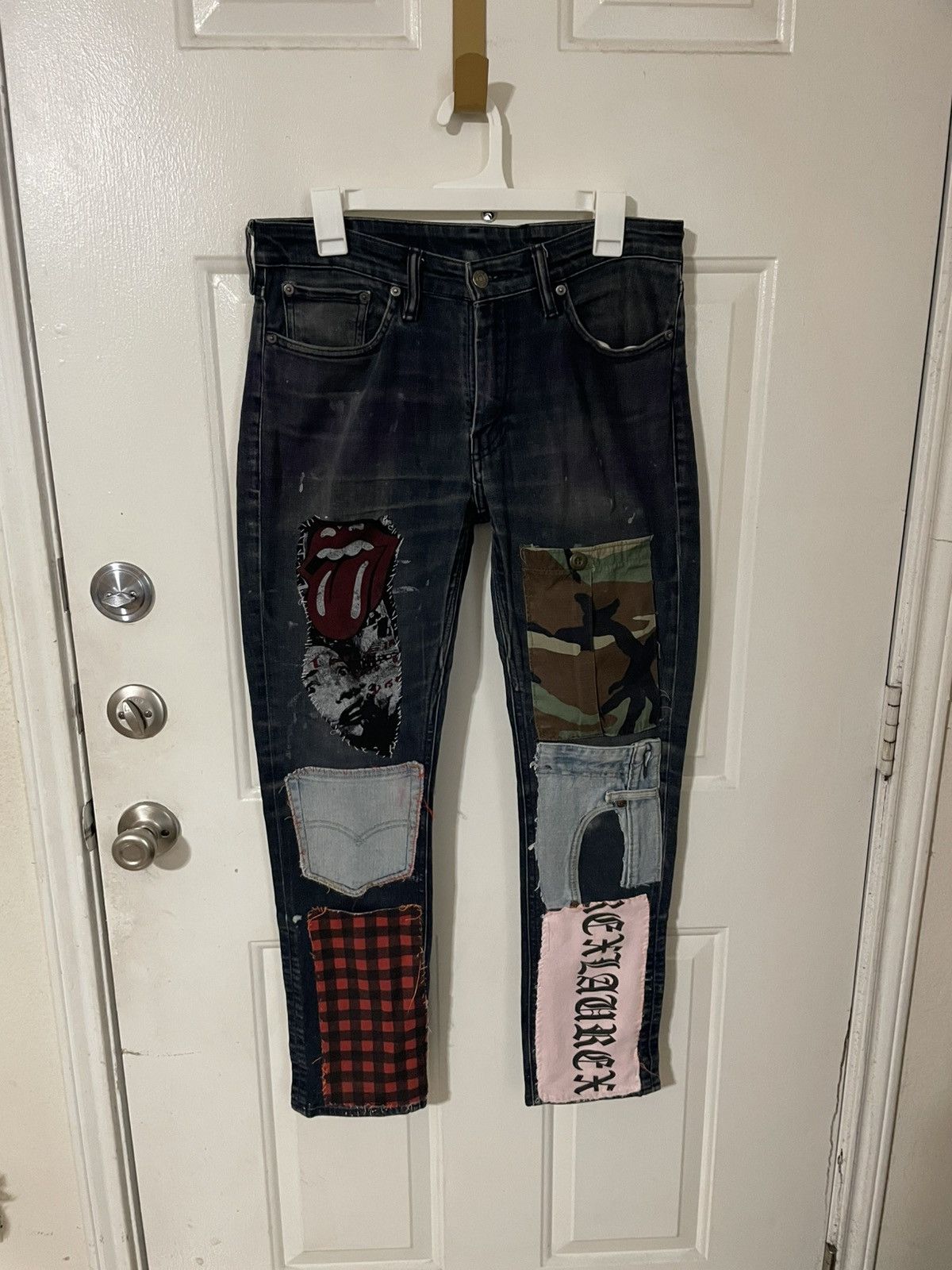 Levi's Daperdashery x Levi’s 511 custom made denim jeans Size US 32 / EU 48 - 2 Thumbnail