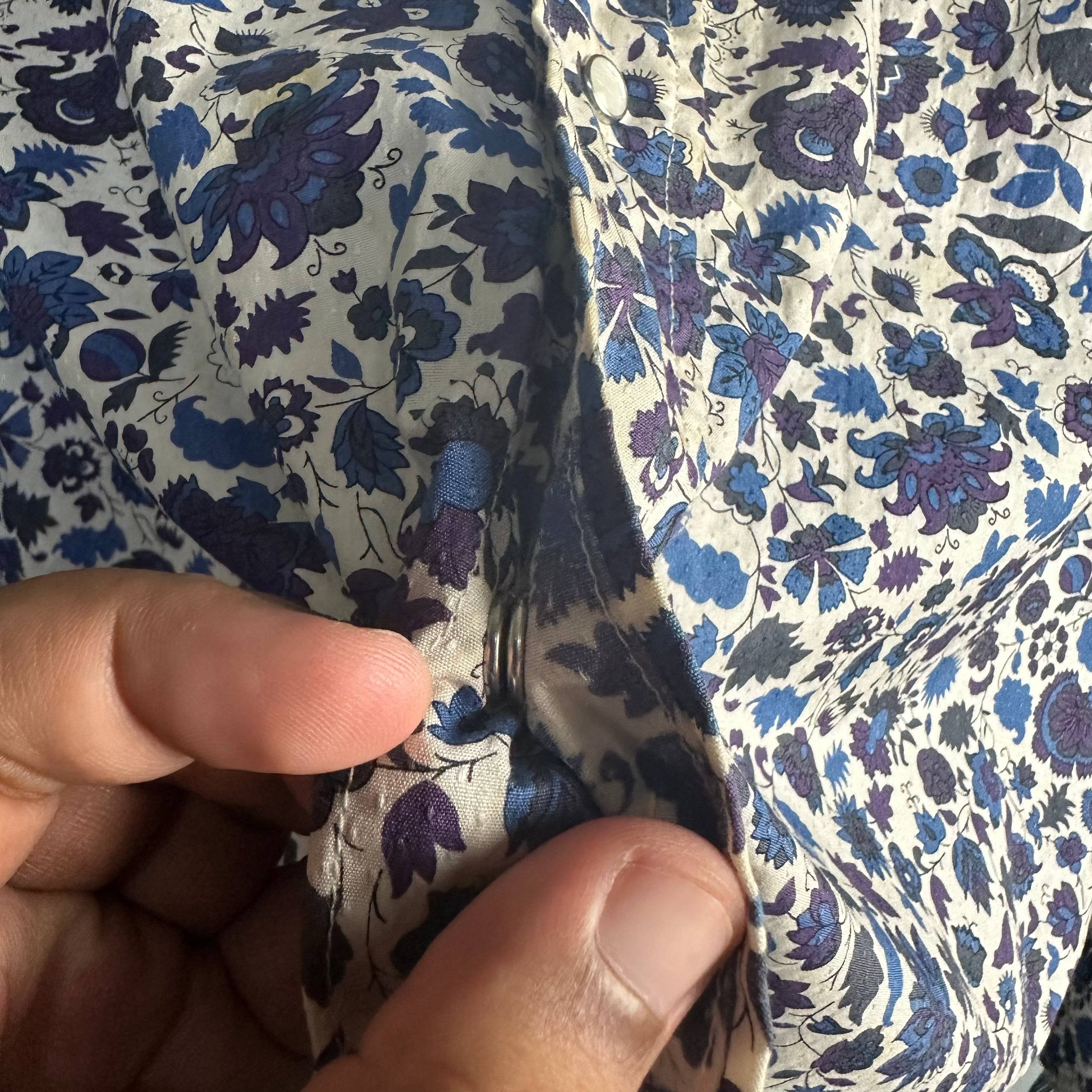 Japanese Brand Japanese Patterned Pearl Snap Button Shirt Made in Japan Size US L / EU 52-54 / 3 - 7 Thumbnail