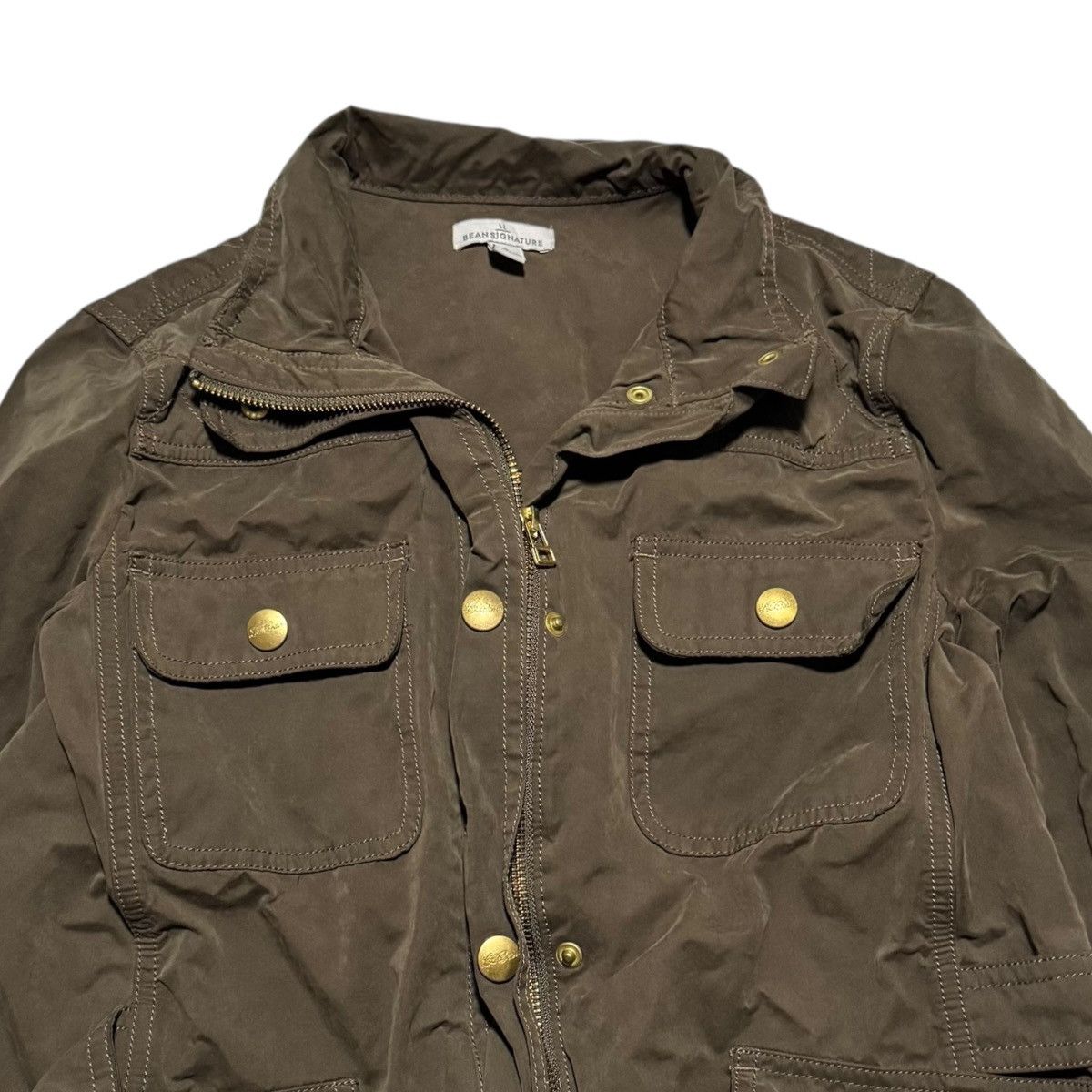 L.L. Bean L.L. Bean Signature Brown Full Zip Jacket Women's Small Size S / US 4 / IT 40 - 2 Thumbnail