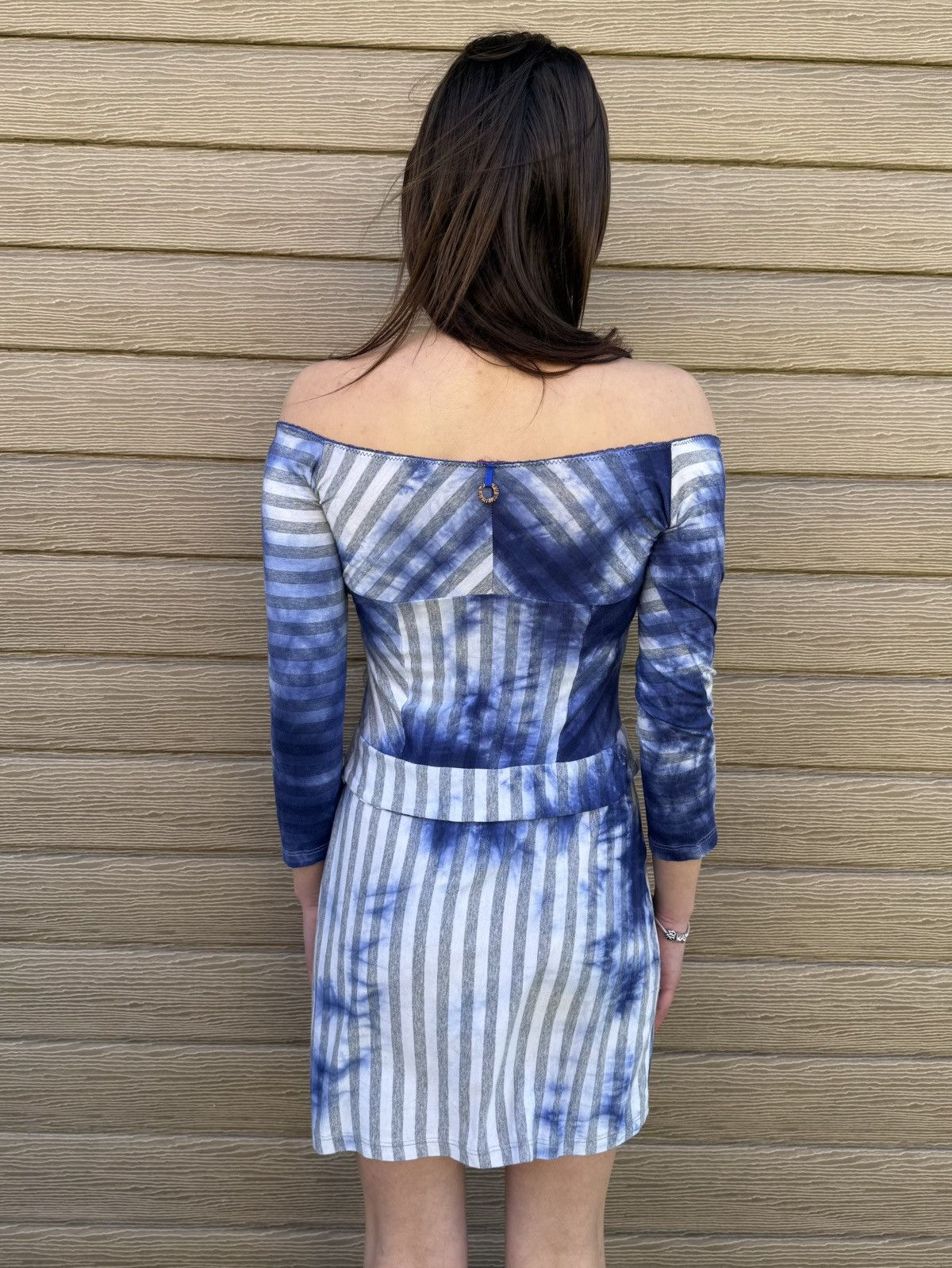 Other Save The Queen Dress Y2K Avant Garde Mesh Italy XS S Tie Dye Size XS / US 0-2 / IT 36-38 - 2 Thumbnail