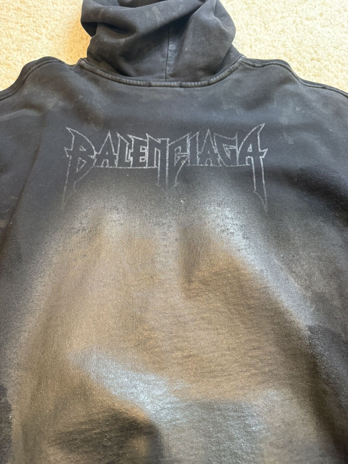 Balenciaga Balenciaga Paris Moon Hoodie Size US S / EU 44-46 / 1 - 10 Thumbnail