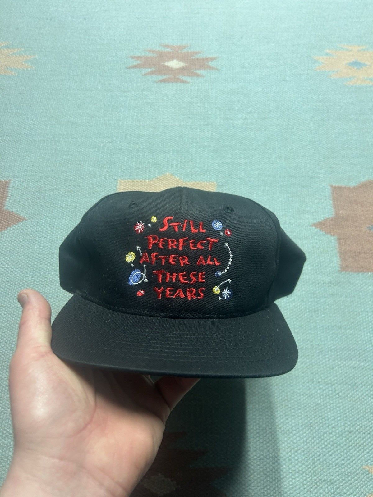 Vintage Vtg SnapBack hat still perfect after all these years black Size ONE SIZE - 2 Thumbnail
