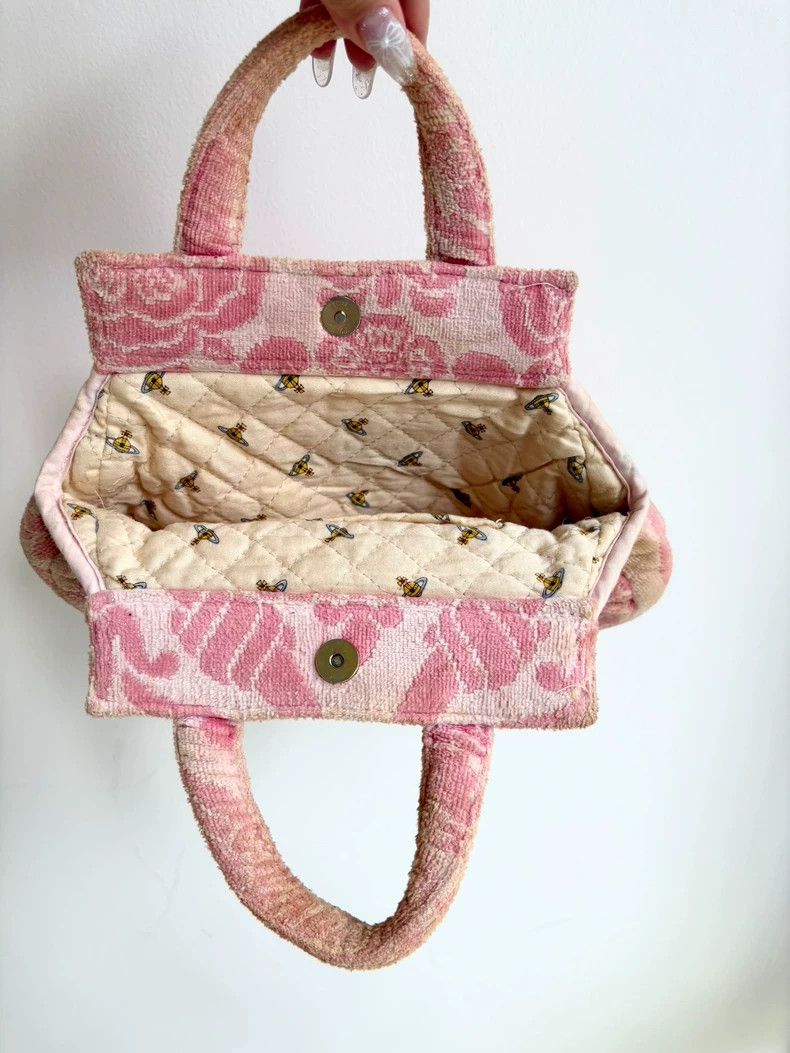 Vivienne Westwood Vivienne Westwood size os Pink carved towel bag with yuanba Size ONE SIZE - 6 Thumbnail