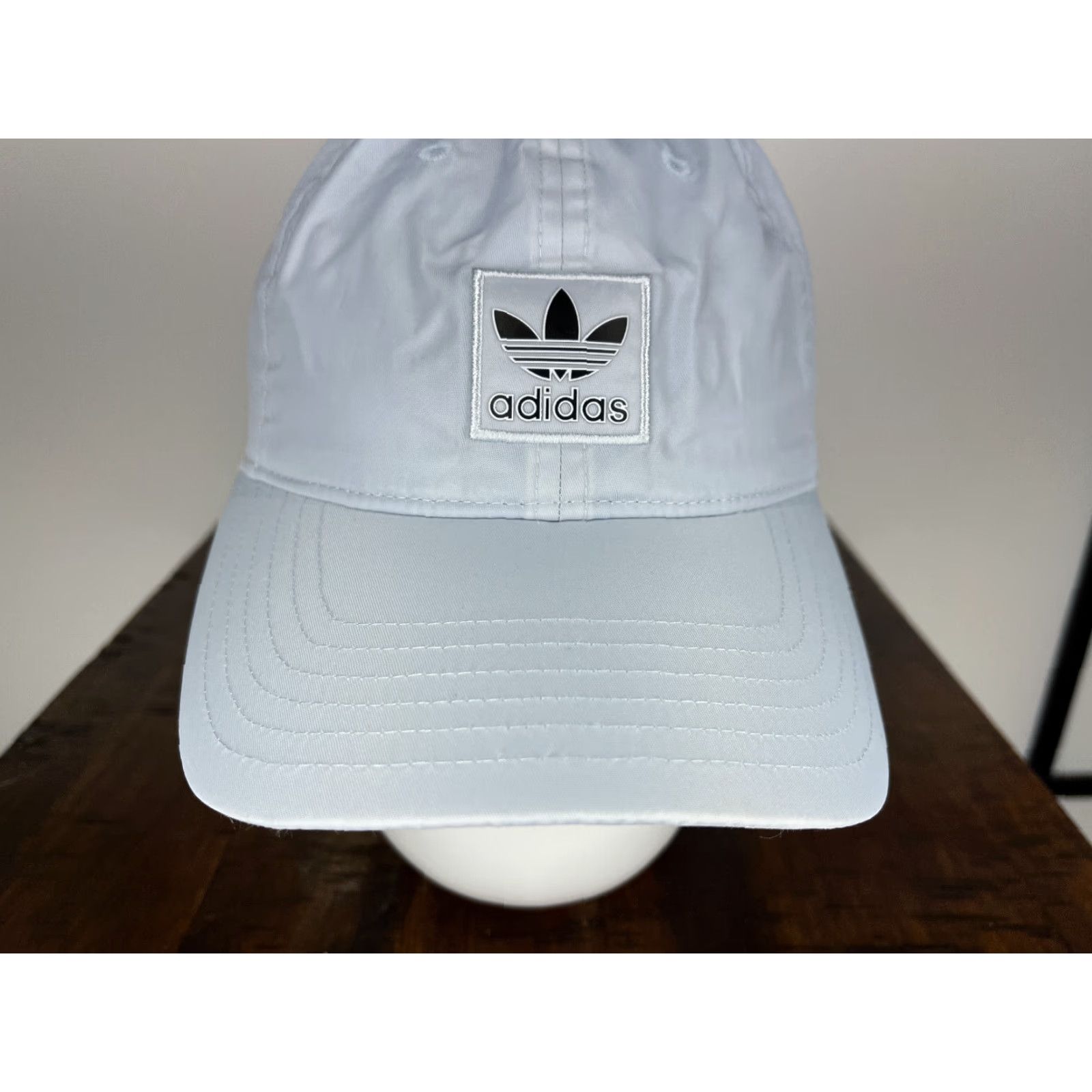 Adidas Adidas Hat Cap Strap Back Womens One Size Blue Embroidered 100% Nylon Outdoors Size ONE SIZE - 3 Thumbnail