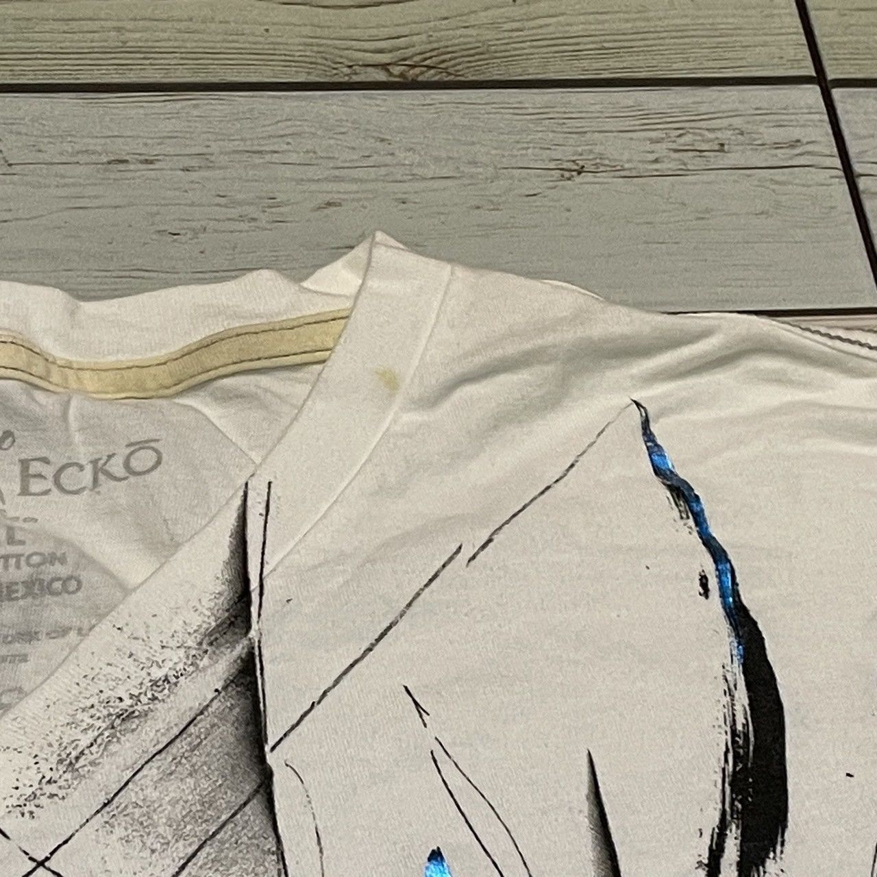 Affliction × Marc Ecko × Tapout Rare Marc Ecko Wings Cross Tee Y2K Affliction Style Size US XXL / EU 58 / 5 - 8 Thumbnail