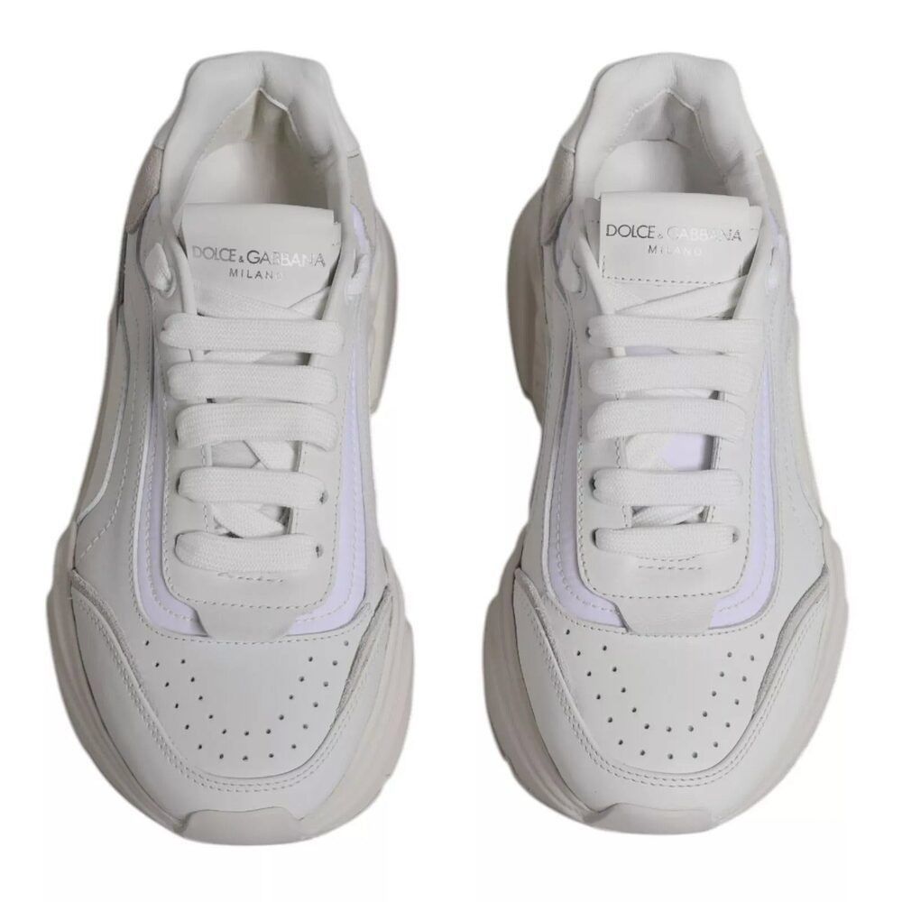 Dolce & Gabbana Dolce & Gabbana White Daymaster Low Top Mens Sneakers Shoes Size US 9 / EU 42 - 4 Thumbnail