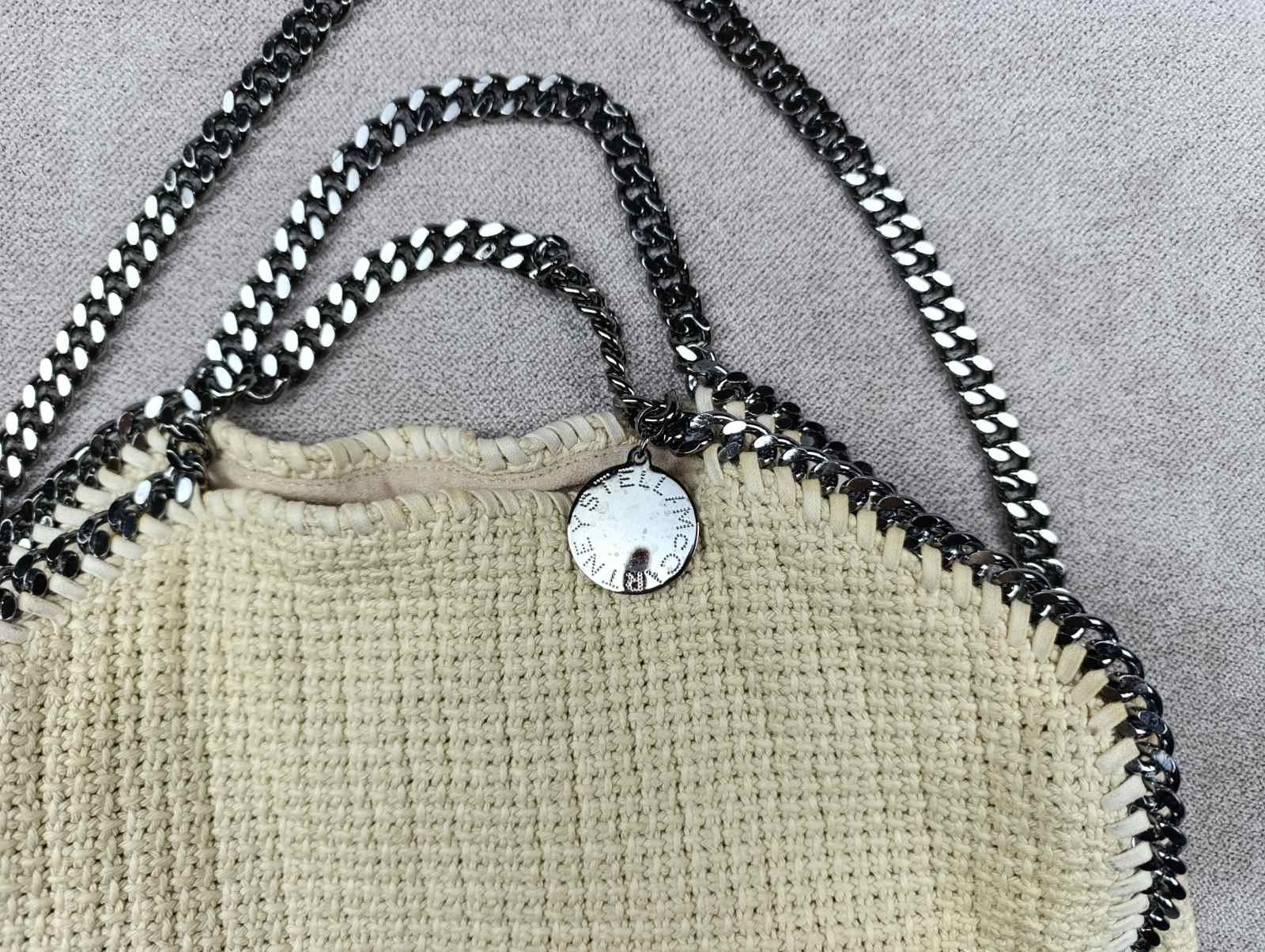 Stella McCartney STELLA MCCARTNEY FALABELLA COTTON TOTE BEIGE Size ONE SIZE - 10 Thumbnail