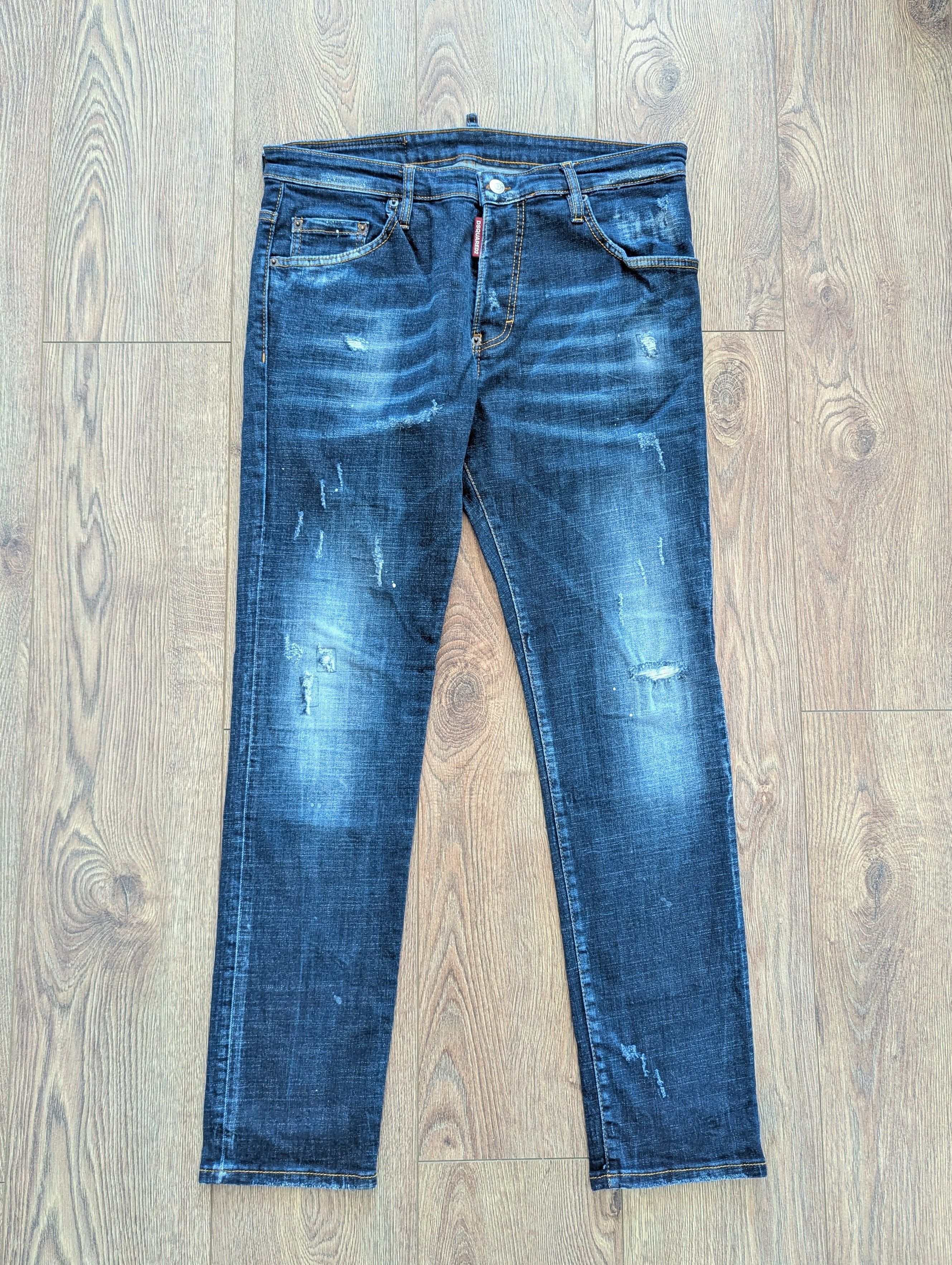 Dsquared2 DSQUARED2 Tidy Biker Jean Canadian Label Made In Italy Pants Size US 34 / EU 50 - 20 Thumbnail