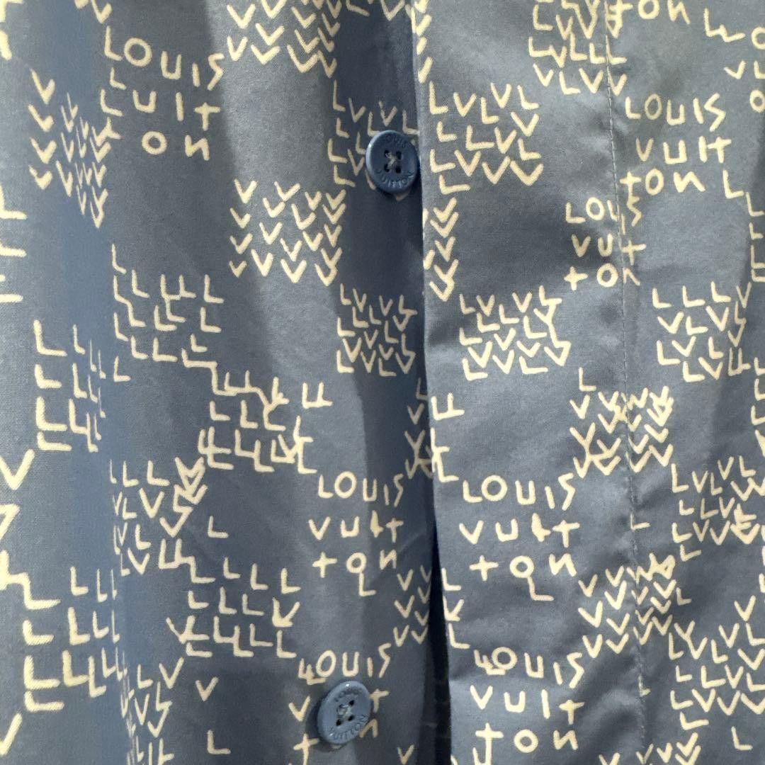 Louis Vuitton Louis Vuitton Damier Spread Cotton Short Sleeve Shirt Size US L / EU 52-54 / 3 - 6 Thumbnail