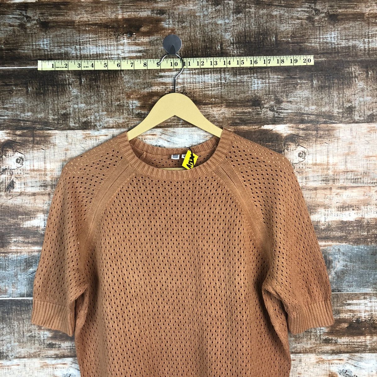 Undercover × Uniqlo Uniqlo X Undercover Brown Knitwear crochet #A1847 Size L / US 10 / IT 46 - 2 Thumbnail