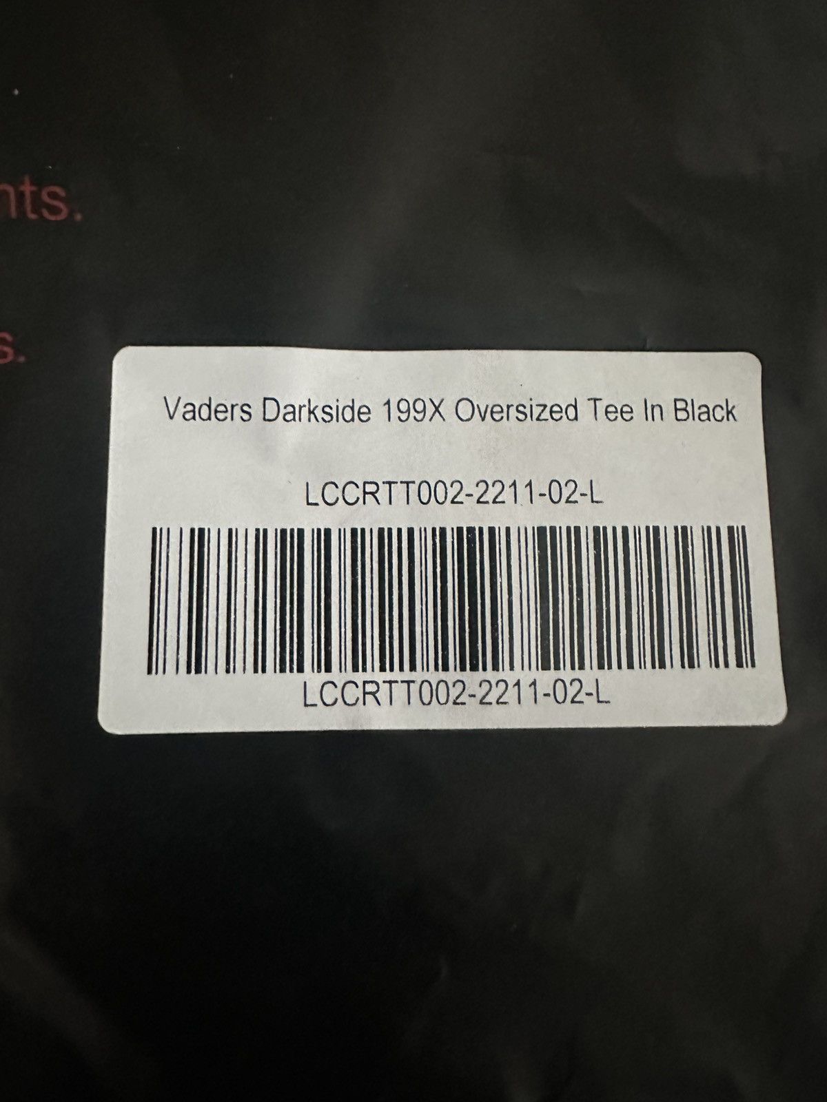 Civil Regime Vaders darkside 199x oversized tee Size US XL / EU 56 / 4 - 14 Thumbnail